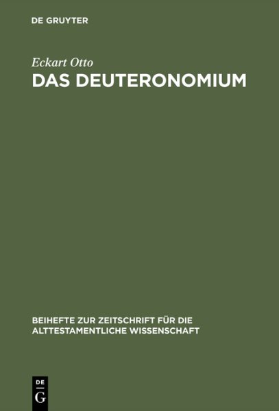 Das Deuteronomium : Politische Theologie Und Rechtsreform in Juda Und Assyrien -Language: german - Otto, Eckart