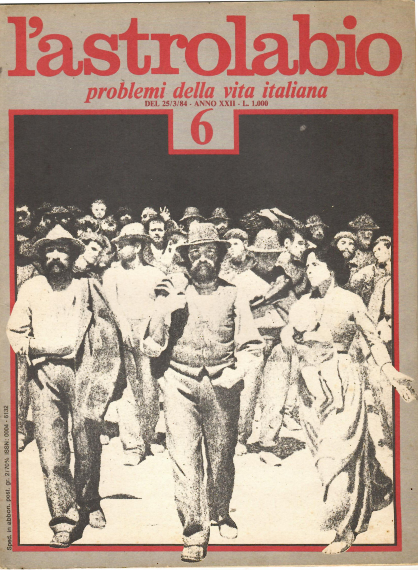 Abebooks L'Astrolabio Problemi Della Vita Italiana N. 6 1984