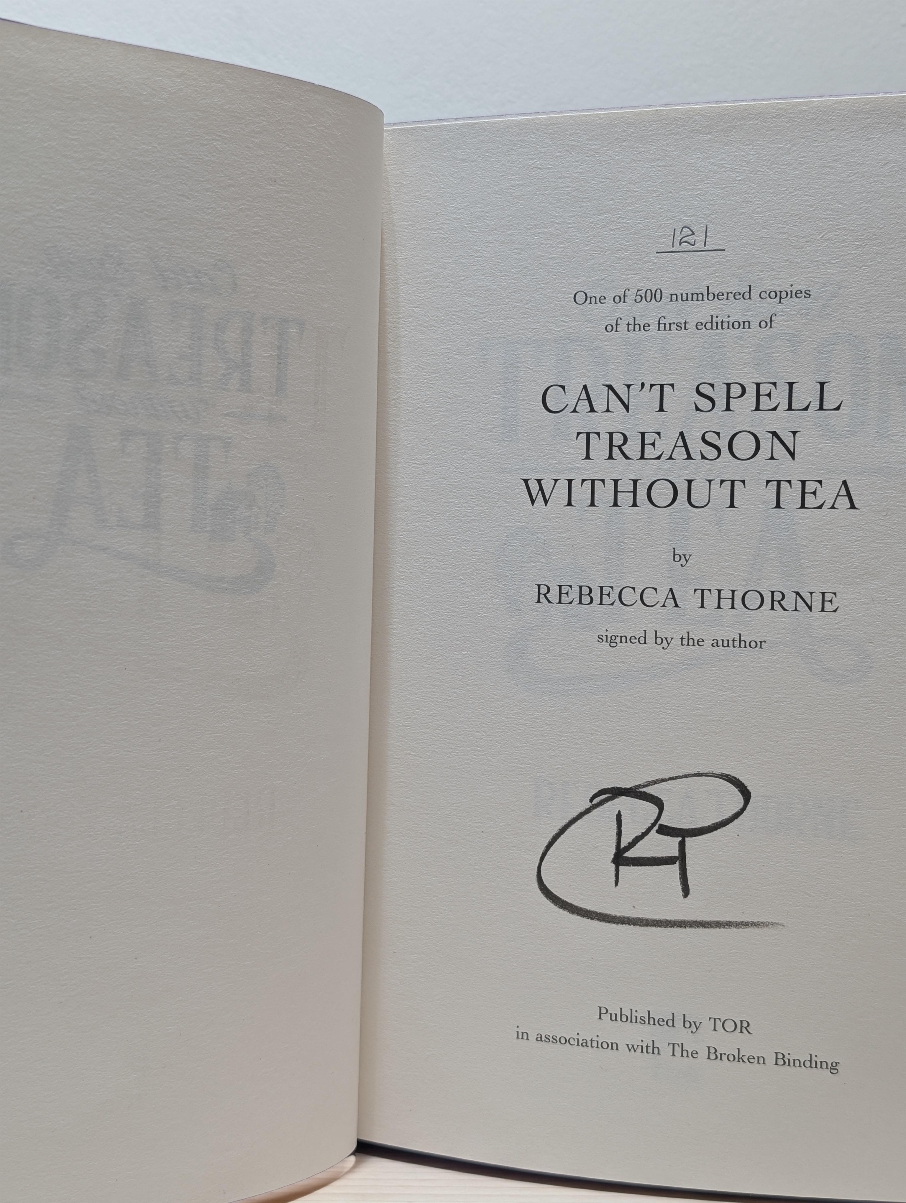 Tomes & Tea Series: Can't Spell Treason Without Tea; A Pirate's Life ...