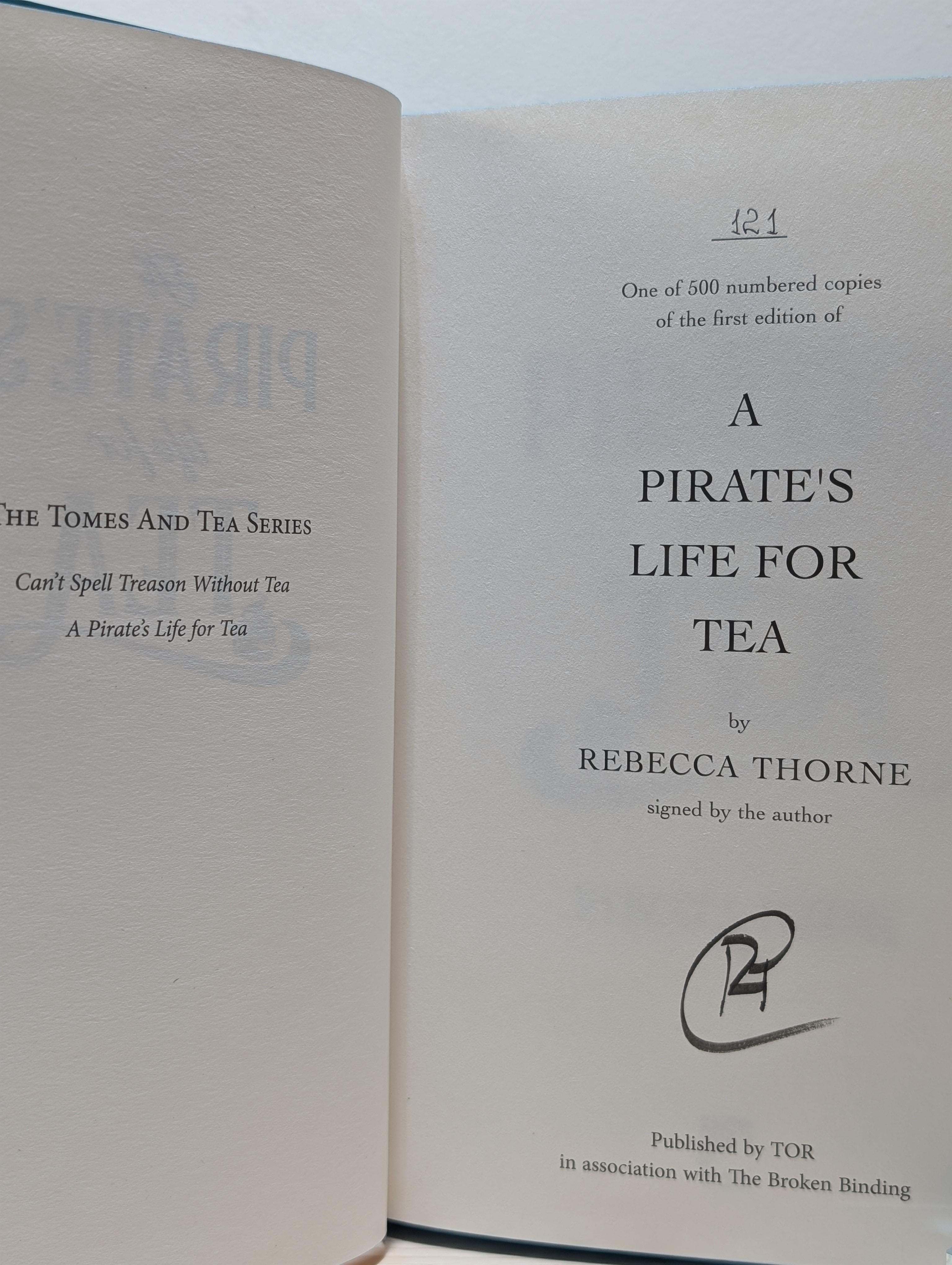 Tomes & Tea Series: Can't Spell Treason Without Tea; A Pirate's Life ...
