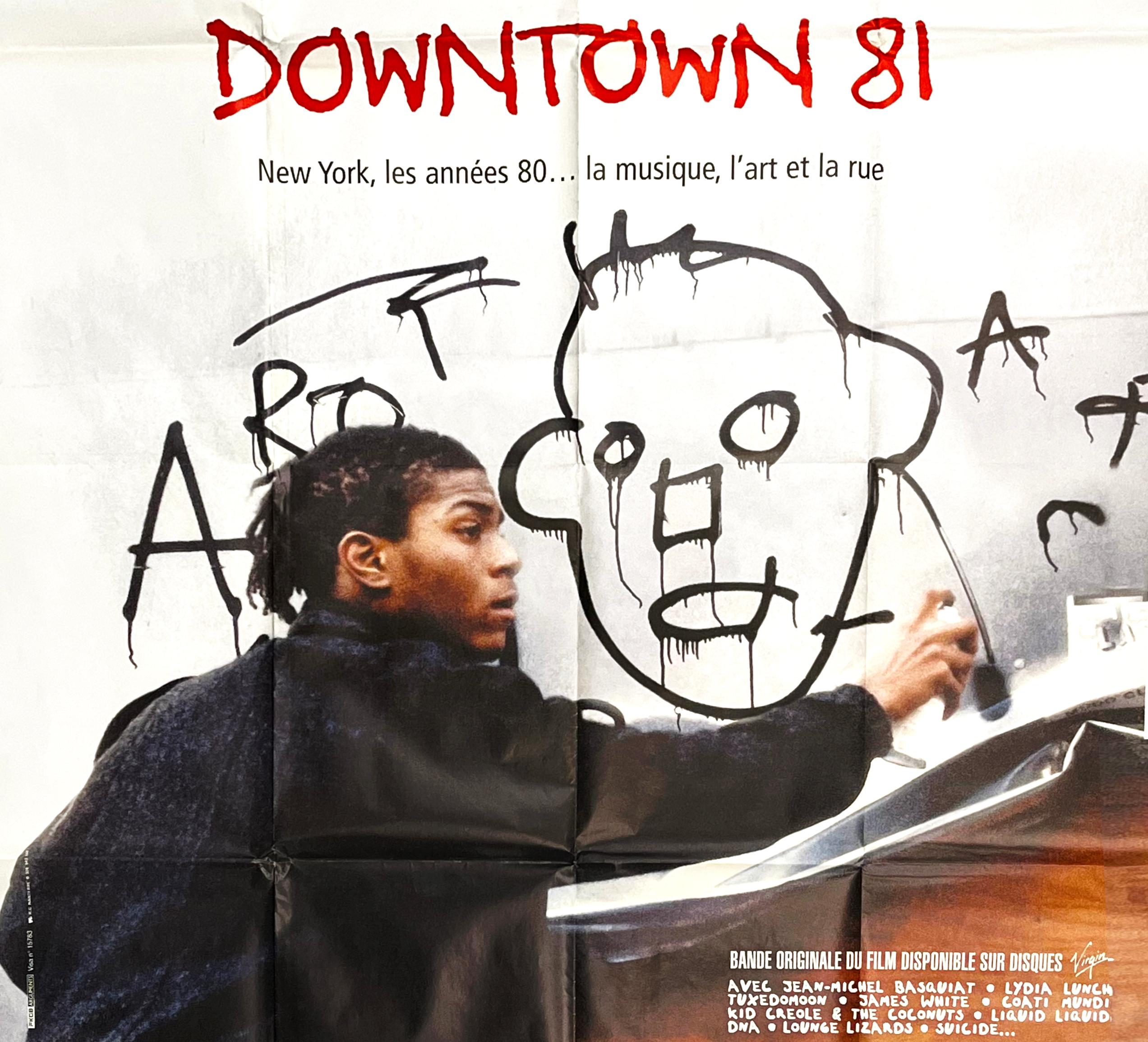 Basquiat Downtown 81 film poster by Jean-Michel Basquiat on