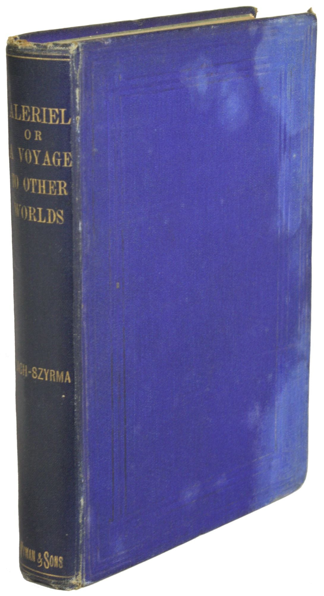 ALERIEL; OR, A VOYAGE TO OTHER WORLDS. A TALE . Lach-Szyrma, W[ladislaw] S[omerville] [ ] [Couverture souple]