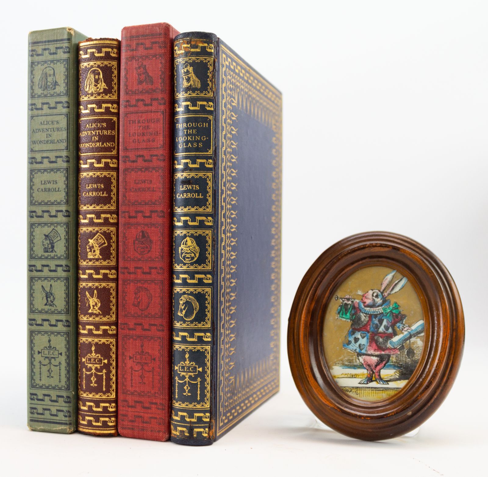 ALICE'S ADVENTURES IN WONDERLAND with THROUGH THE LOOKING-GLASS