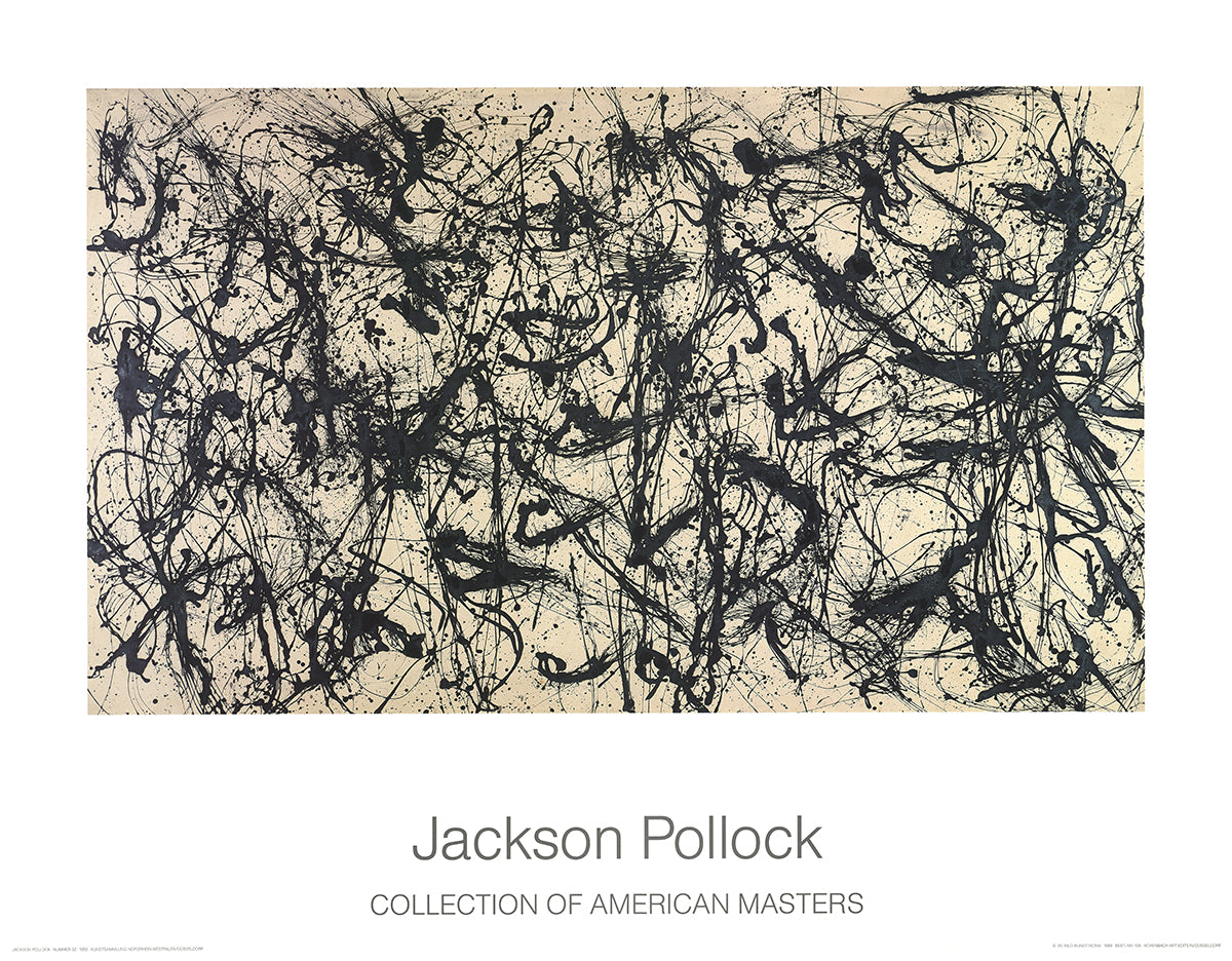 JACKSON POLLOCK Number 32 (1950), 2004 Pollock, Jackson [Comme Neuf]