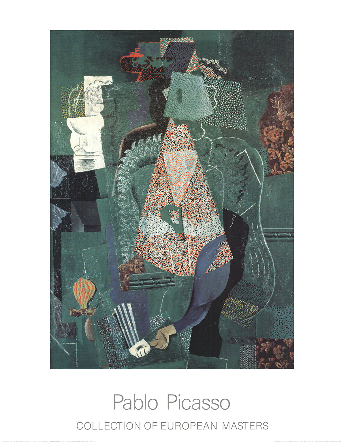 PABLO PICASSO Portrait de jeune fille, 1995 Picasso, Pablo [Comme Neuf]