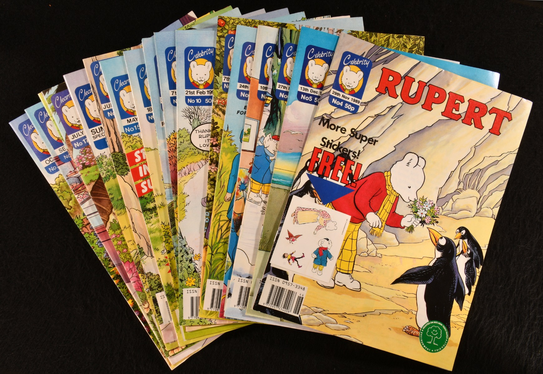 Rupert Fortnightly (4-14) Rupert Monthly (15-20) Rupert and Canterbury Trail Clearmark Publications Ltd. [Bon] [Couverture souple]
