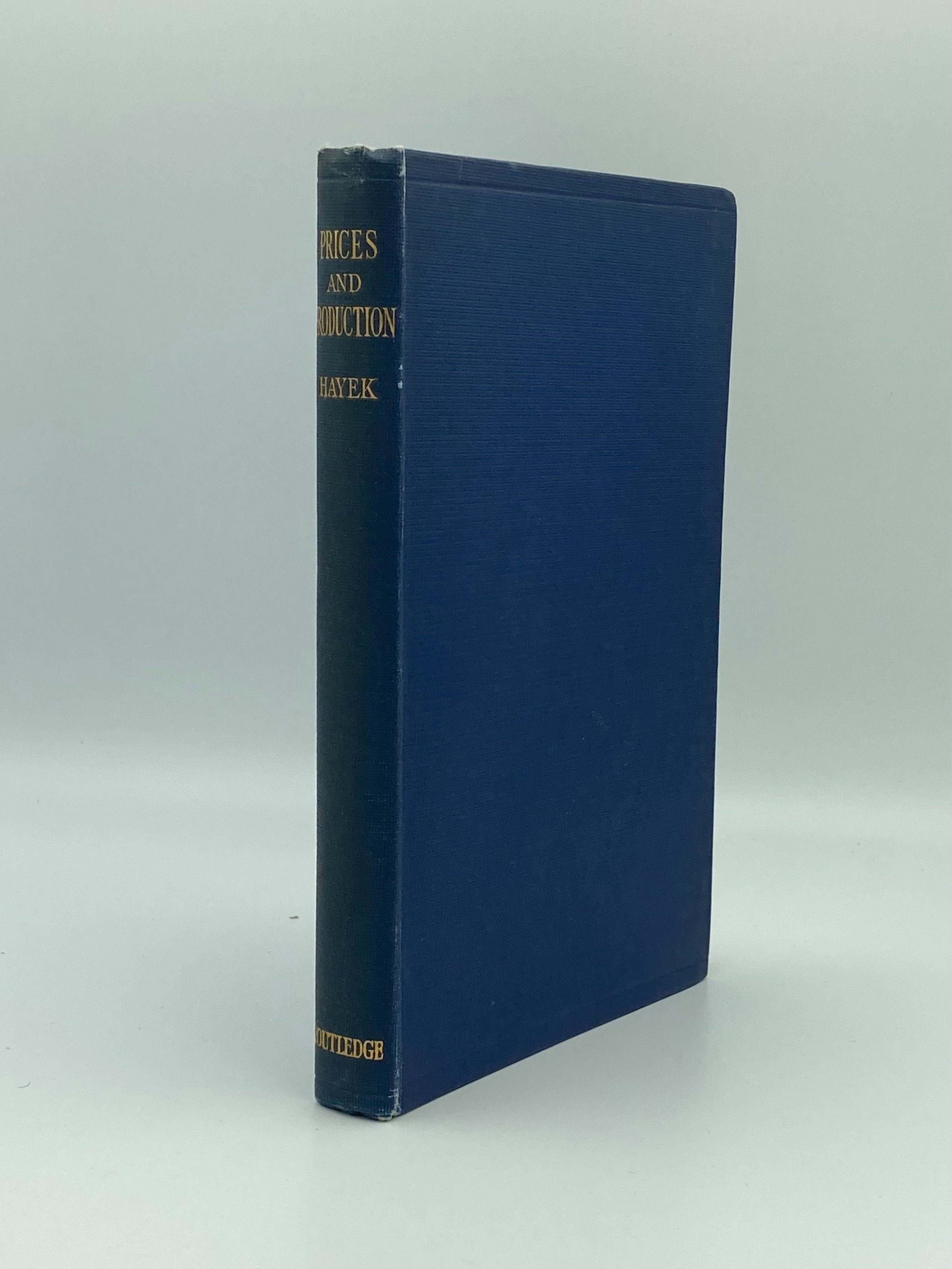 Prices and Production by Hayek, Friedrich A.: Very Good