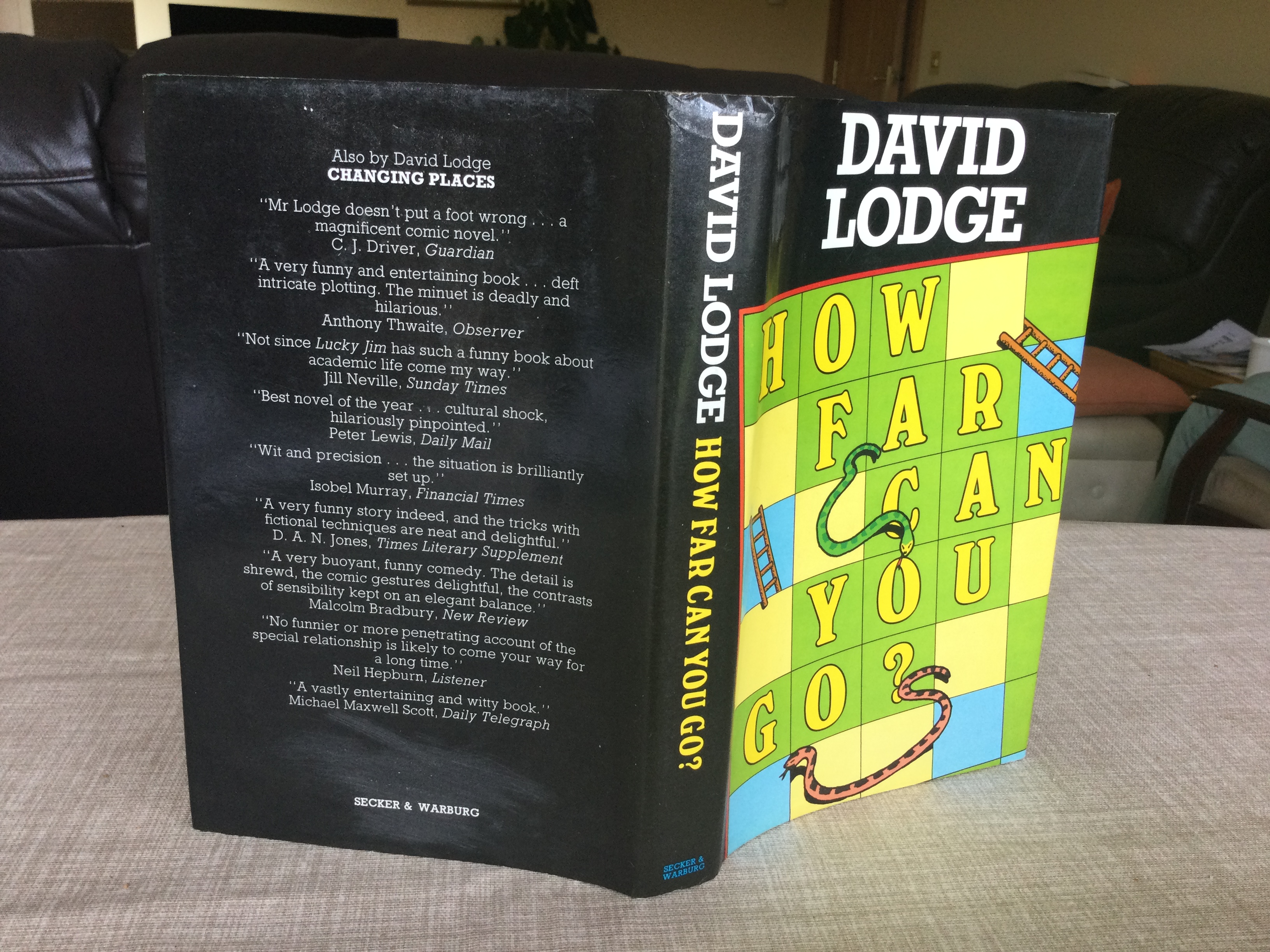 How Far Can You Go by David Lodge: Fine Hardcover (1980) 1st Edition ...