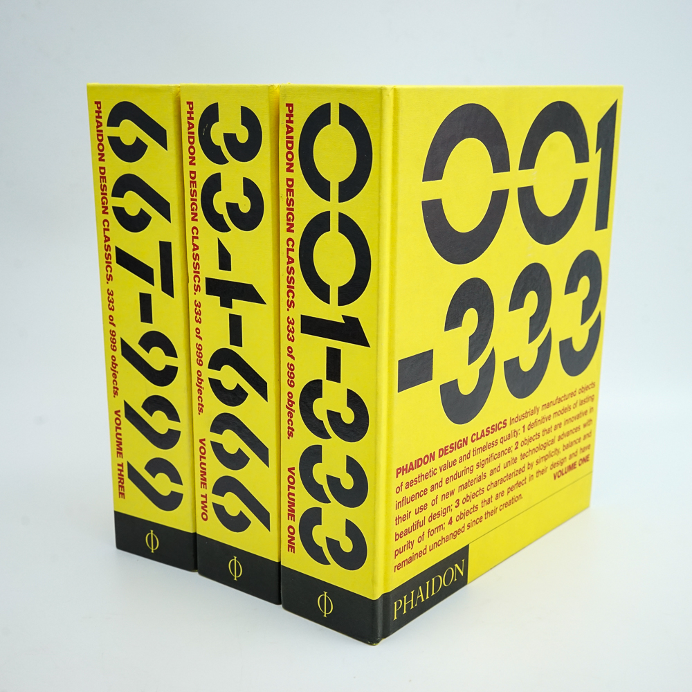 STILL SEALED! 2006 PHAIDON DESIGN CLASSICS 3-VOLUME SET