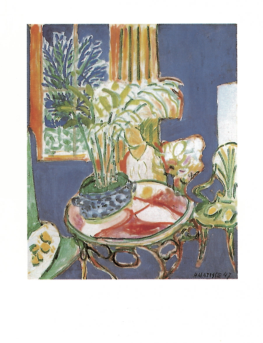Henri Matisse, Petit Interieur Bleu (Little Blue Interior