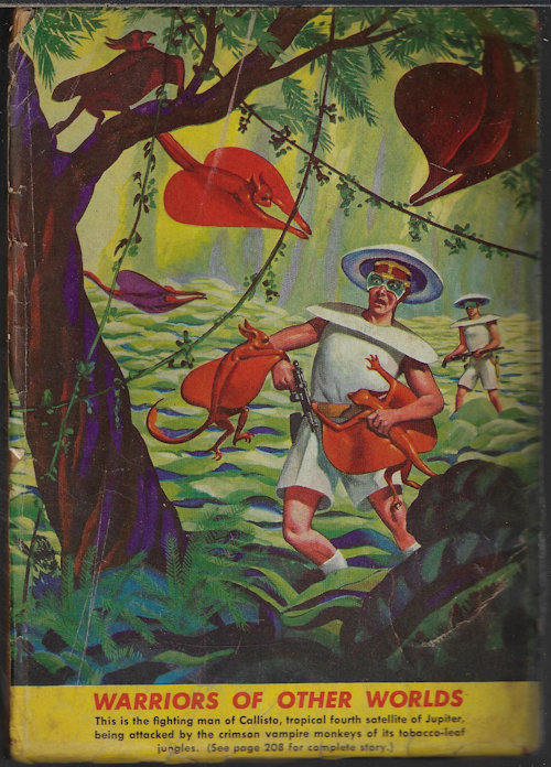 FANTASTIC ADVENTURES: August, Aug. 1943 Fantastic Adventures (William Brengle - aka Howard Browne; William P. McGivern; Don Wilcox; Leroy Yerxa; Robe