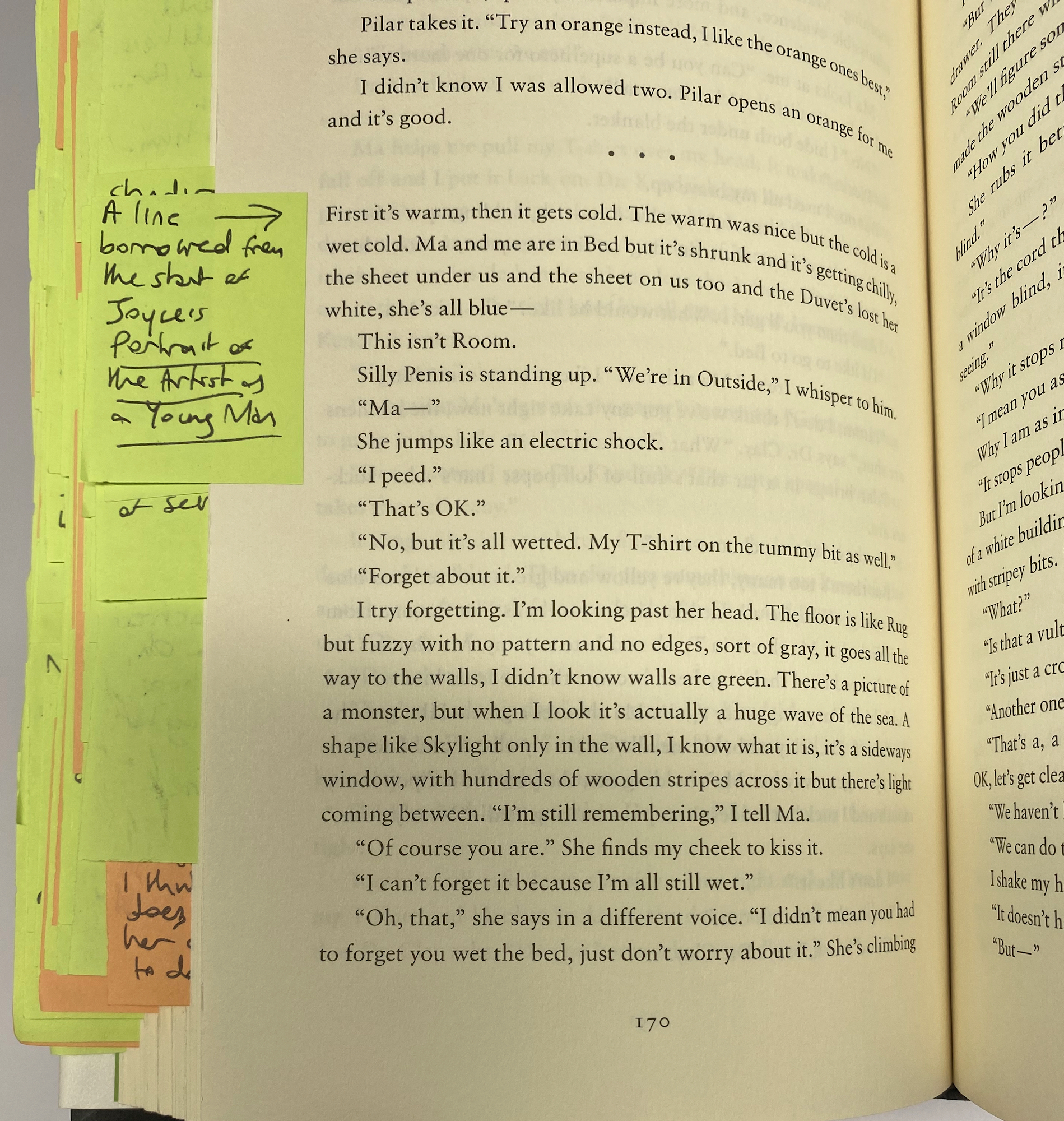 Room. Book Note Room by DONOGHUE, Emma: Very good Hardcover (2010) Fourth printing ...