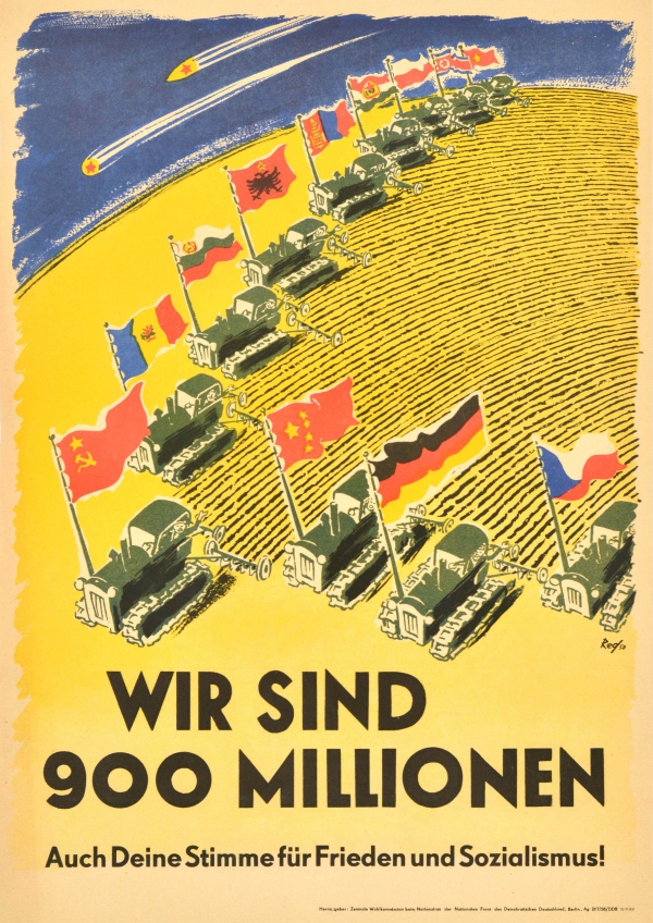 楽天 Original Vintage Poster Vote Peace And Socialism East ポスター