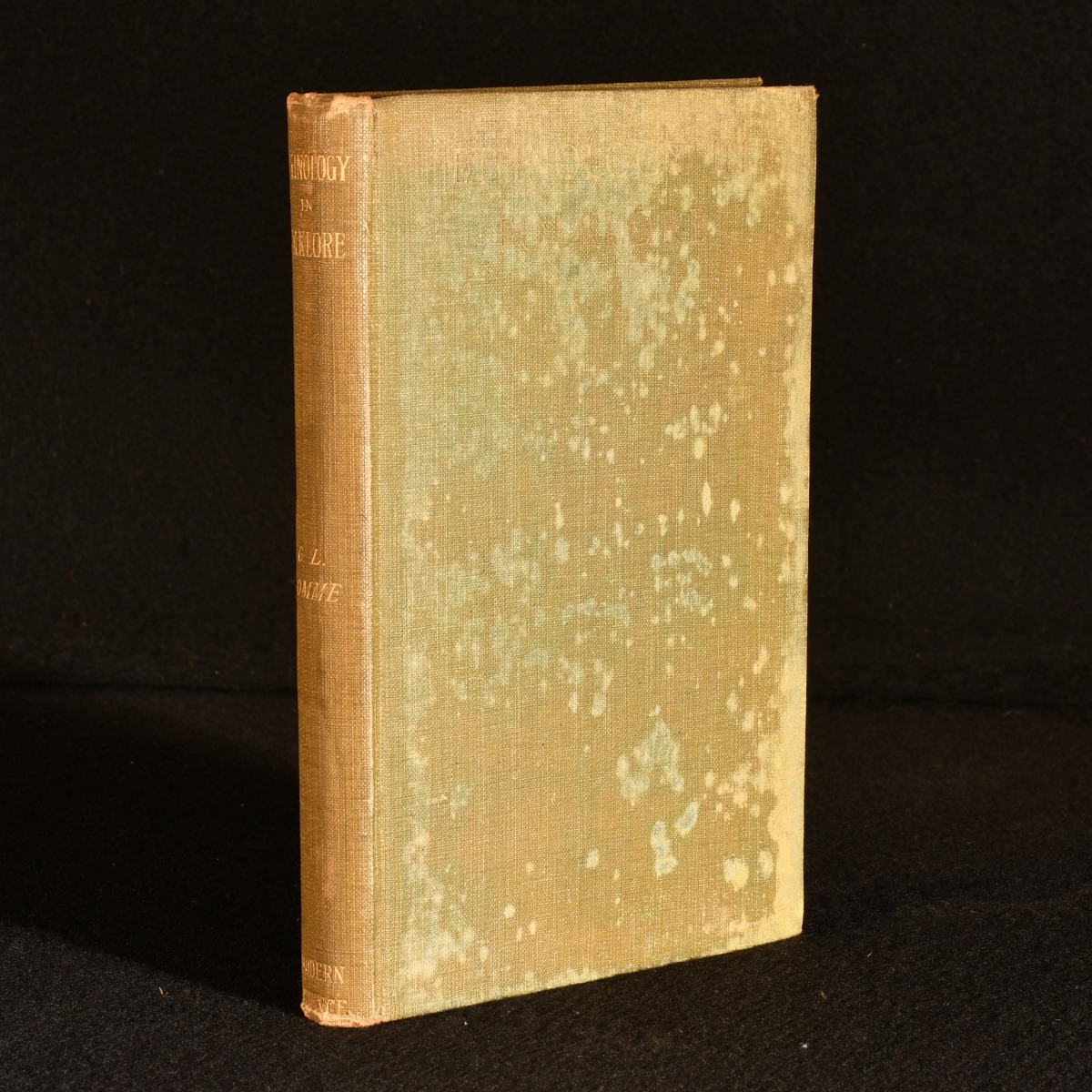 Ethnology in Folklore George Laurence Gomme [Satisfaisant] [Couverture rigide]