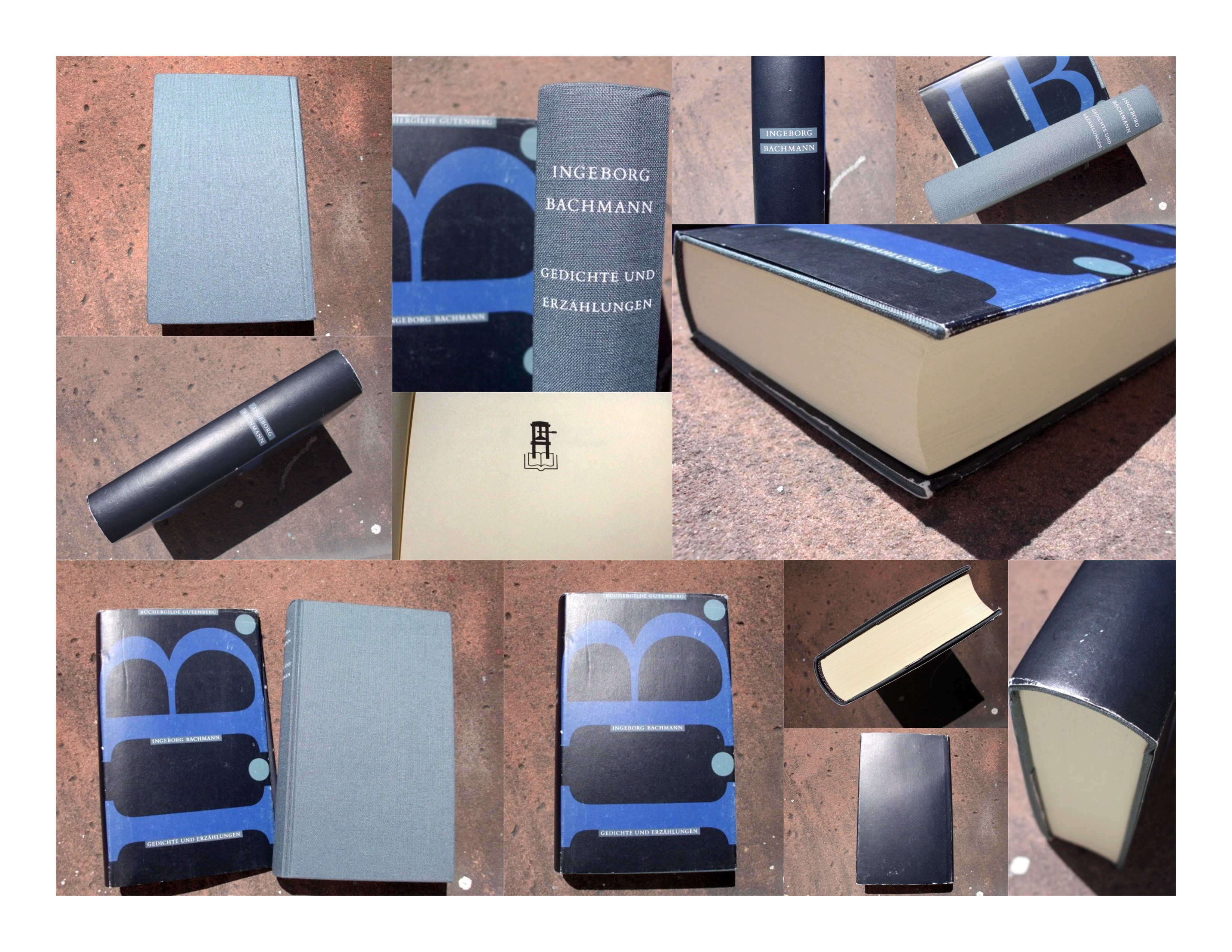Gedichte und Erzählungen. Ausgewählt und mit einem Anhang von Helmut Koopmann. Typographie von Hans Peter Willberg. Umschlaggestaltung von Angelika Richter. - Bachmann, Ingeborg; Koopmann, Helmut (Hrsg.)