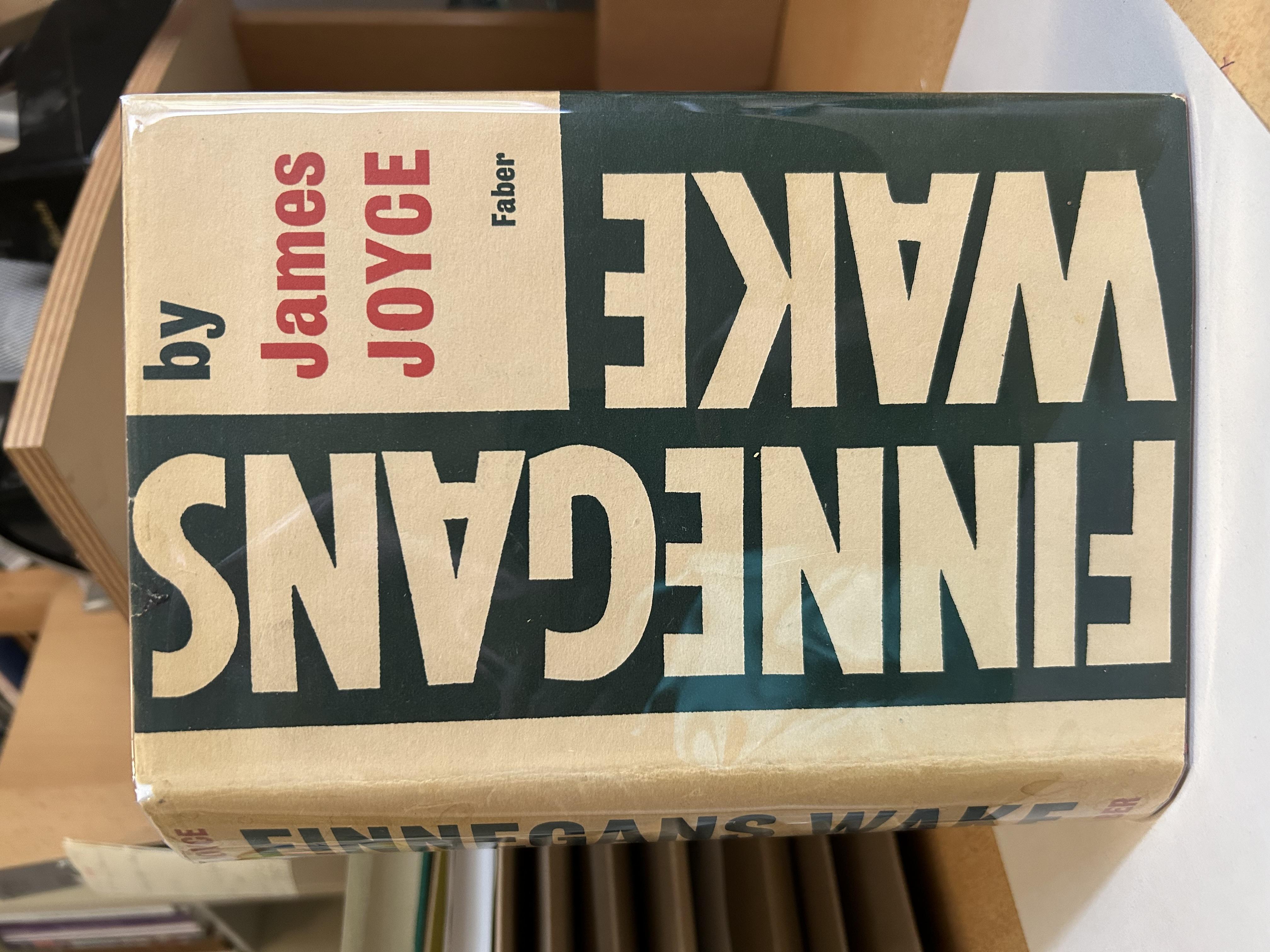 Finnegans Wake by James Joyce: Fine Hardcover (1968) 3rd Edition