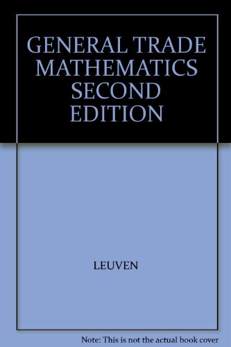 GENERAL TRADE MATHEMATICS SECOND EDITION: good | Fables Books
