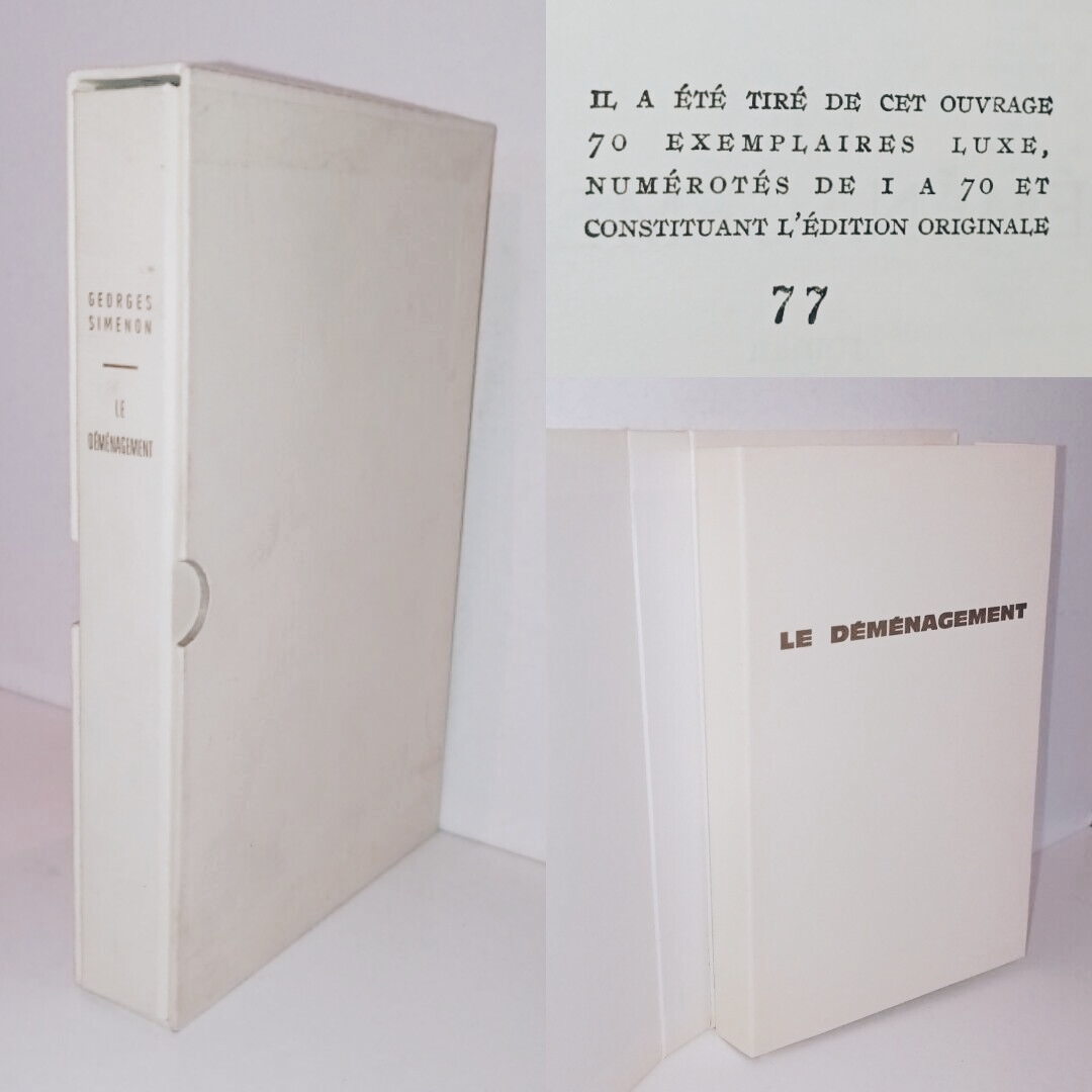 Le déménagement. Georges SIMENON [Très bon] [Couverture souple]