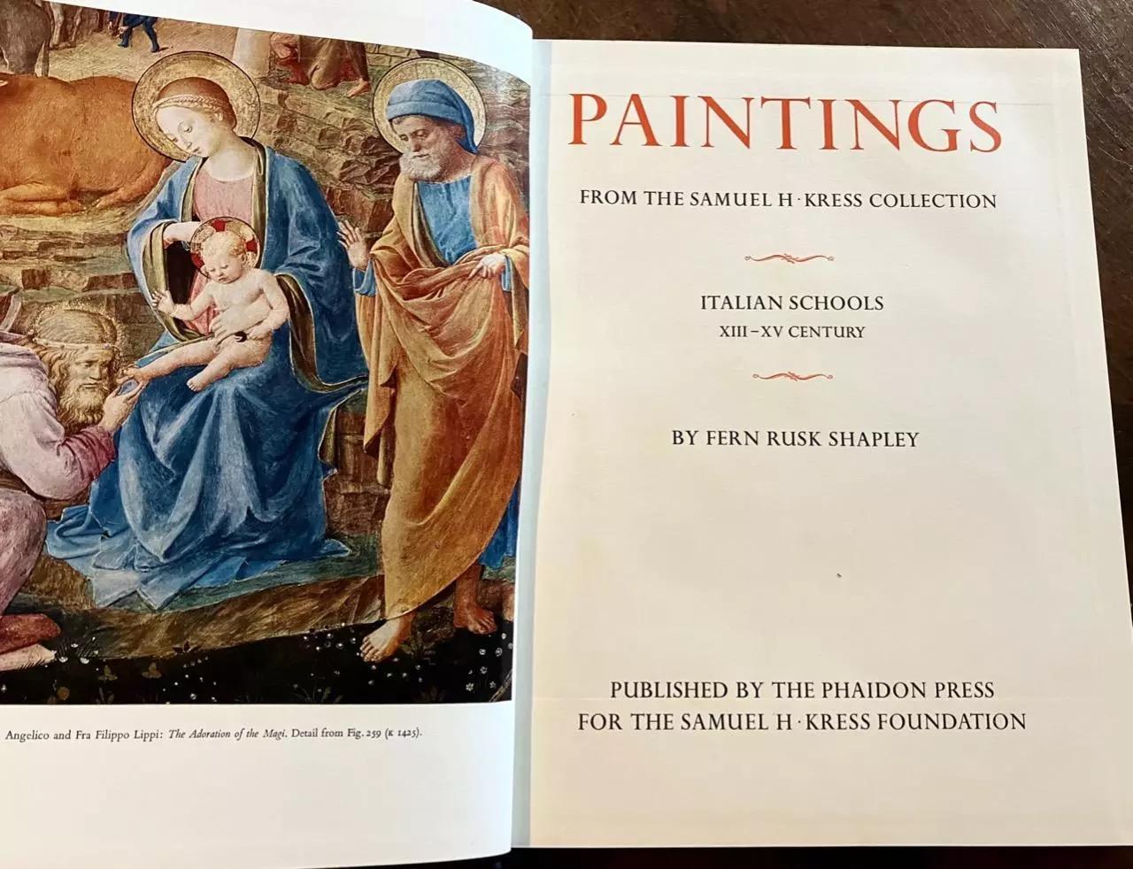PAINTINGS FROM THE SAMUEL H. KRESS COLLECTION. ALL FIRST EDITIONS & A ...