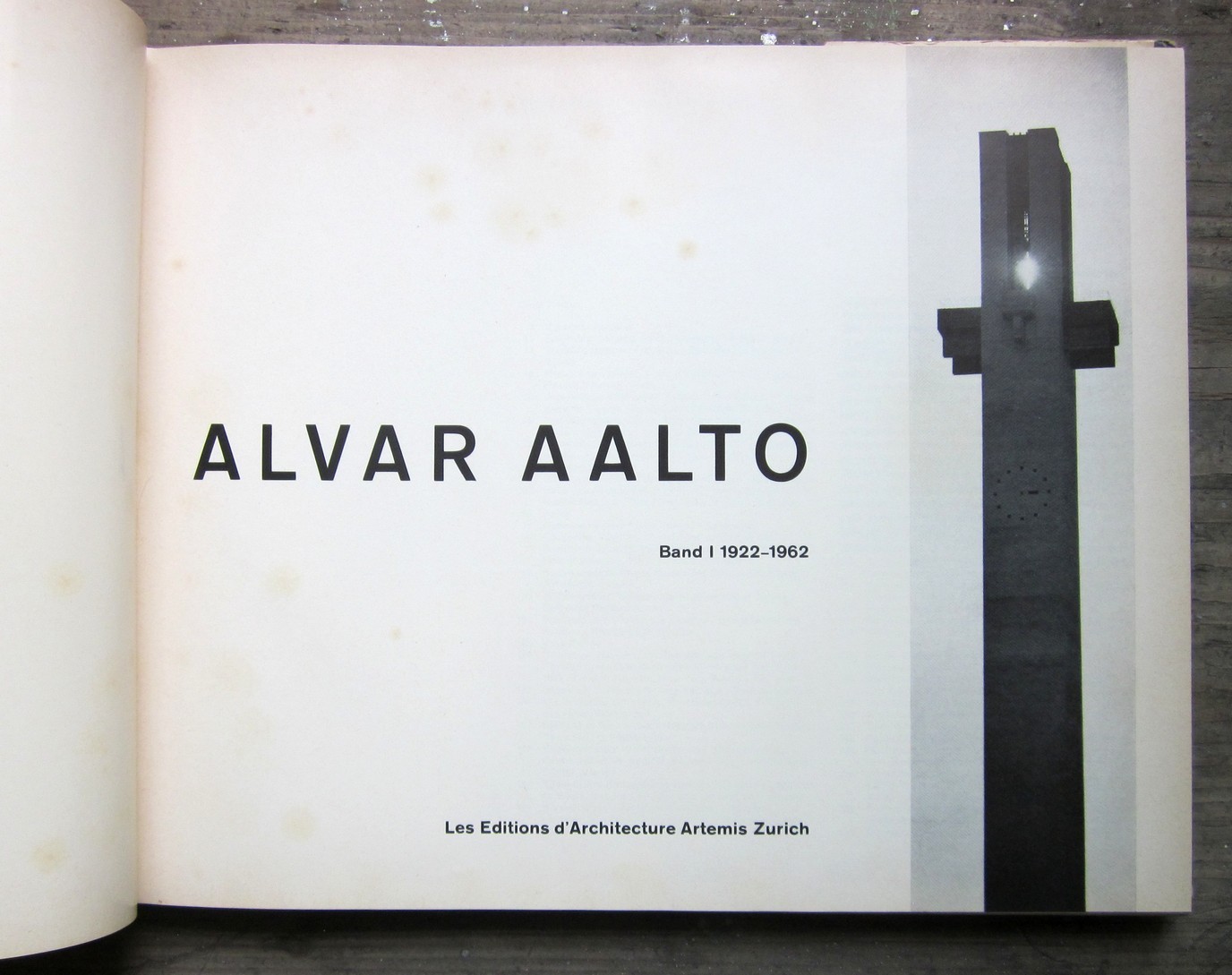 Alvar Aalto Band I 1922-1962 Les Editions d'Architecture