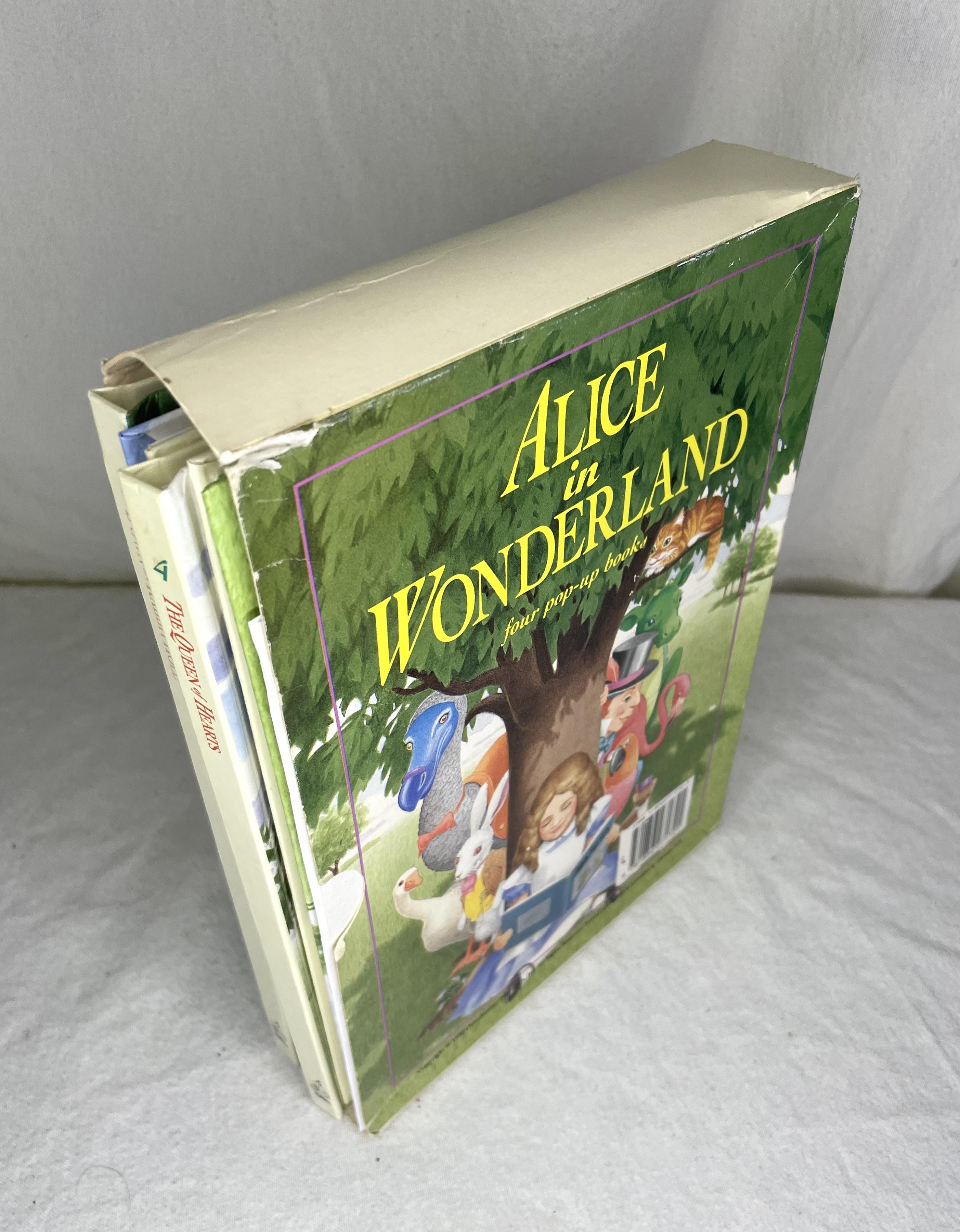 Alice in Wonderland, Four Pop-up Books by Carroll, Lewis