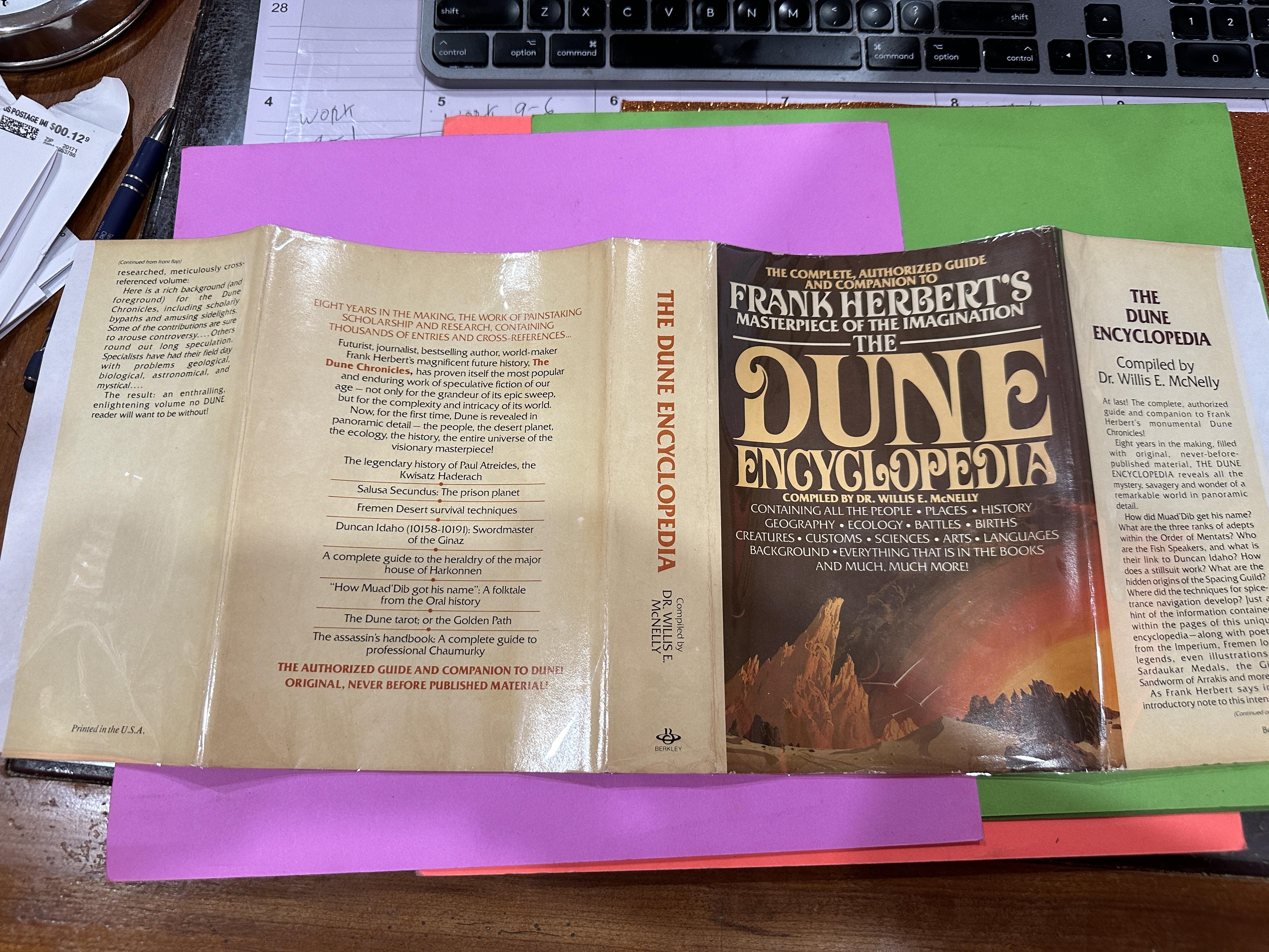 The Dune Encyclopedia (rare Book club ed) the complete