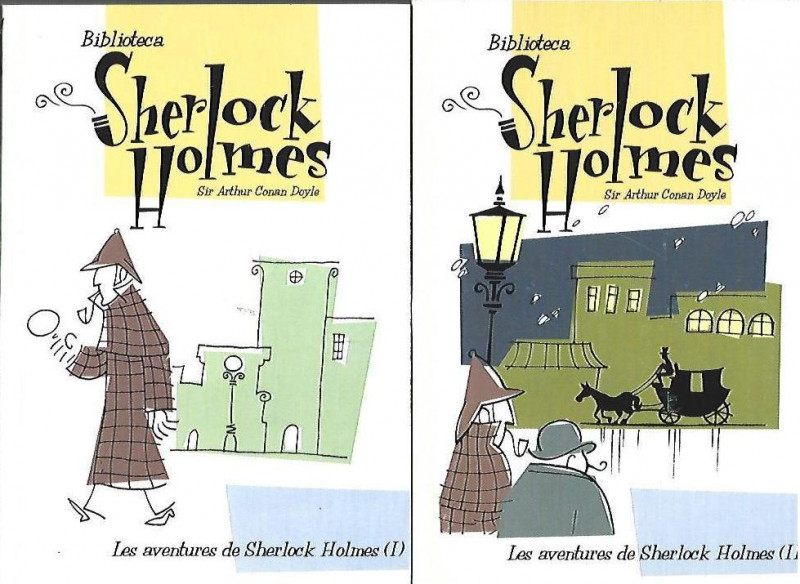 LES AVENTURES DE SHERLOCK HOLMES (DOS VOLUMS) de SIR ARTHUR CONAN DOYLE