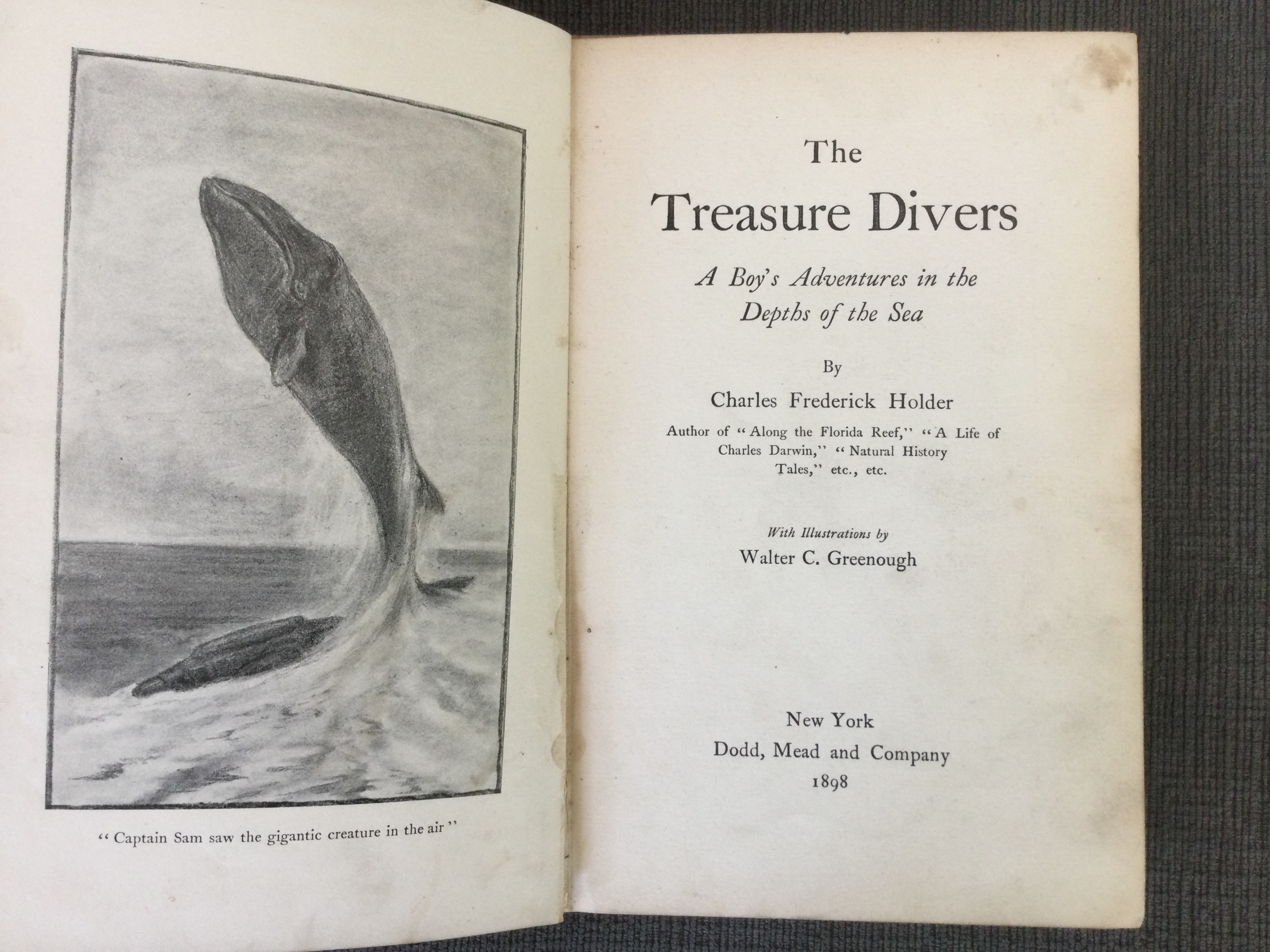 The Treasure Divers Charles Frederick Holder [Moyen] [Couverture rigide]