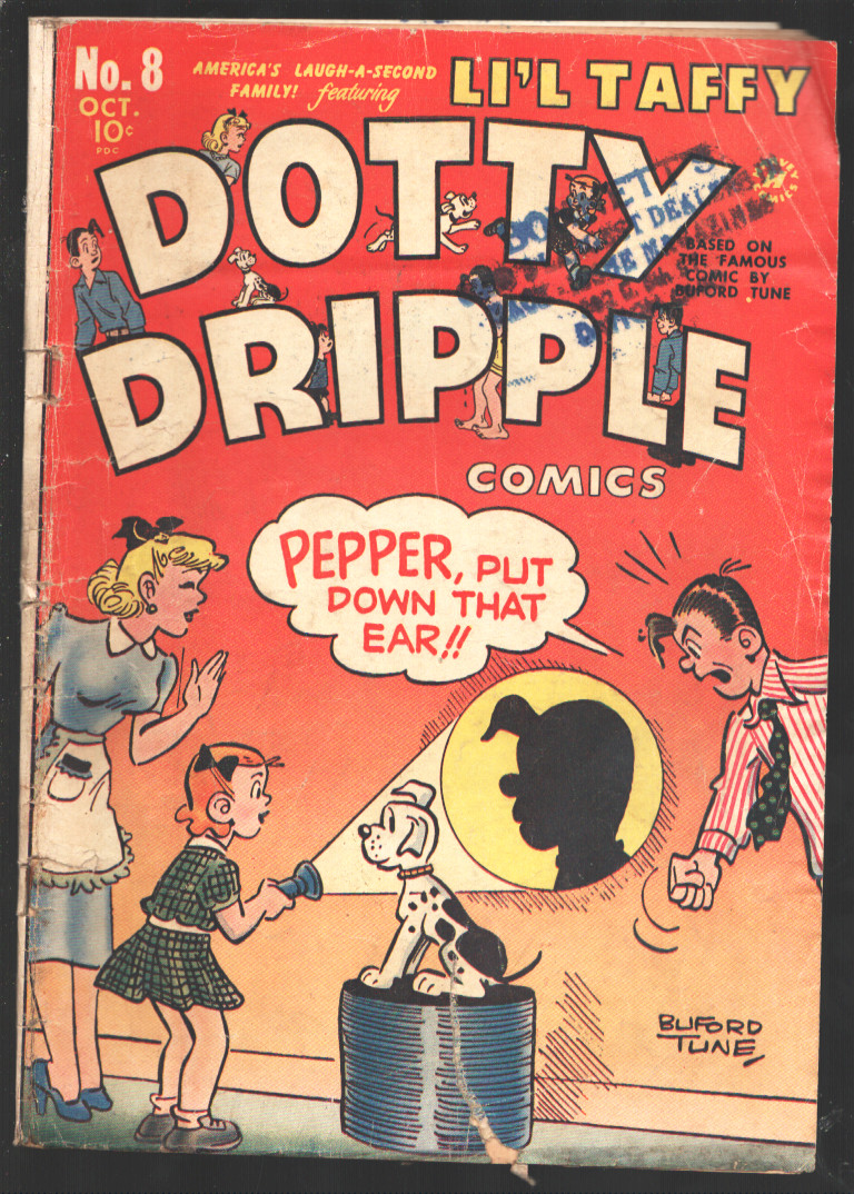DOTTY DRIPPLE #8 1949-HARVEYBased on the comic strip by Buford Tune-One ...