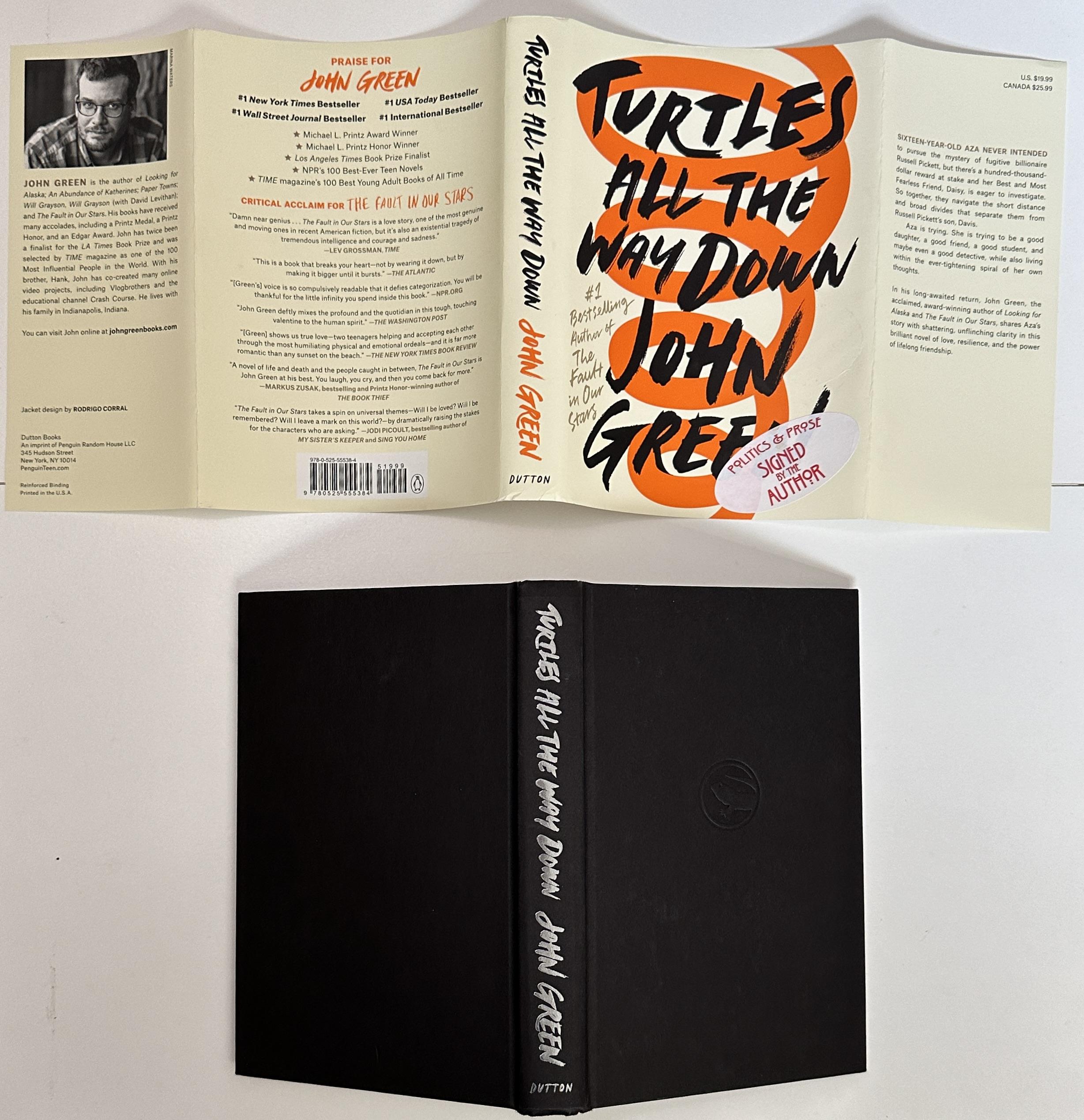 Turtles All the Way Down by Green, John: As New Hardcover (2017) 1st ...