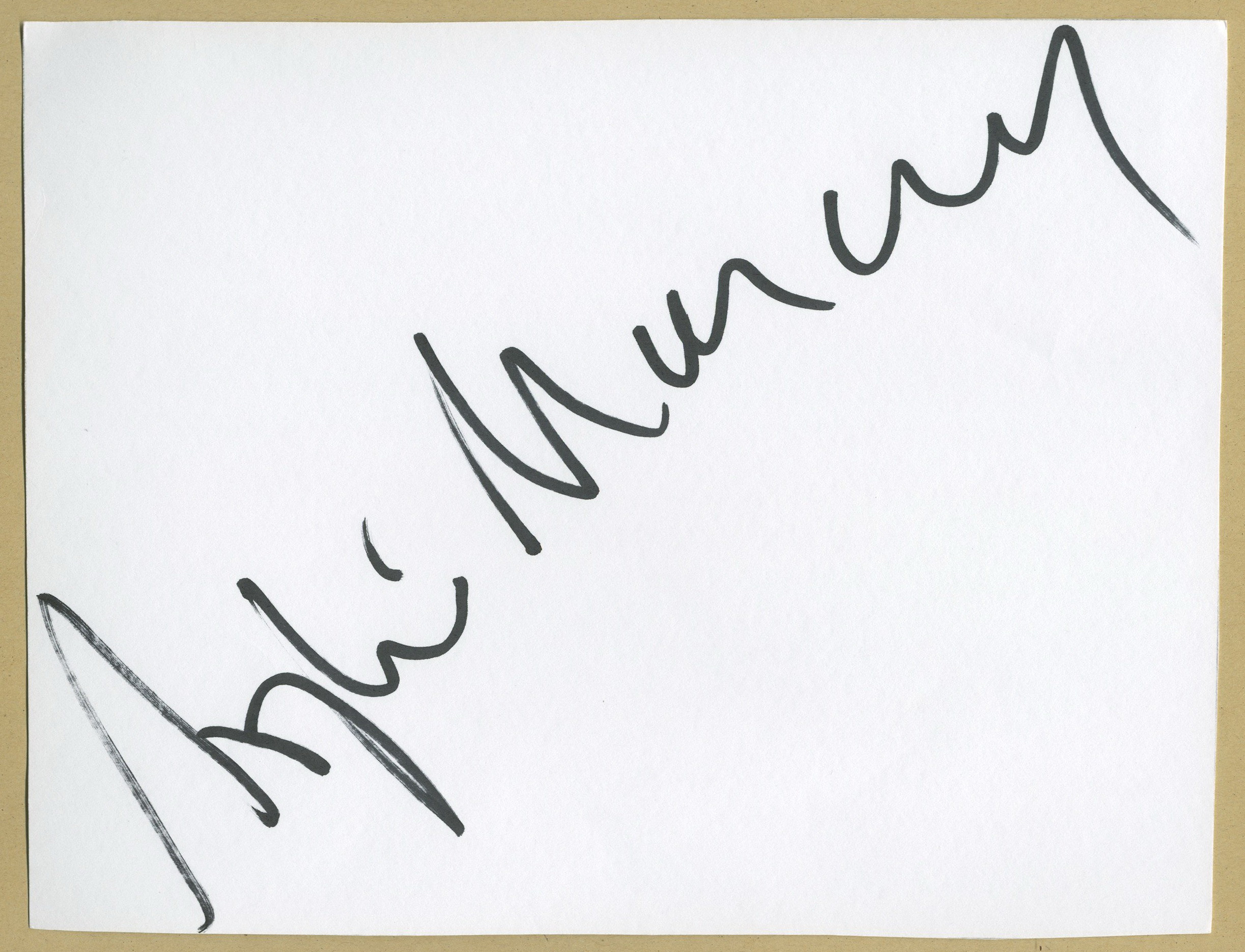 Sophie Marceau - Rare in person cut signature + Photo - Paris 90s