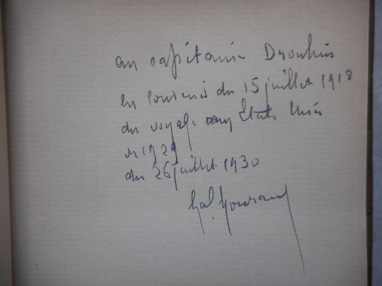 La journee du 15 juillet 1918 - La victoire remportee ce jour en Champagne par la IVe Armee (General Gouraud) Capitaine P. WAENDENDRIES [Très bon] [C