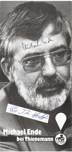 MICHAEL ENDE (1929-95) deutscher Schriftsteller. Er zählt zu den ...