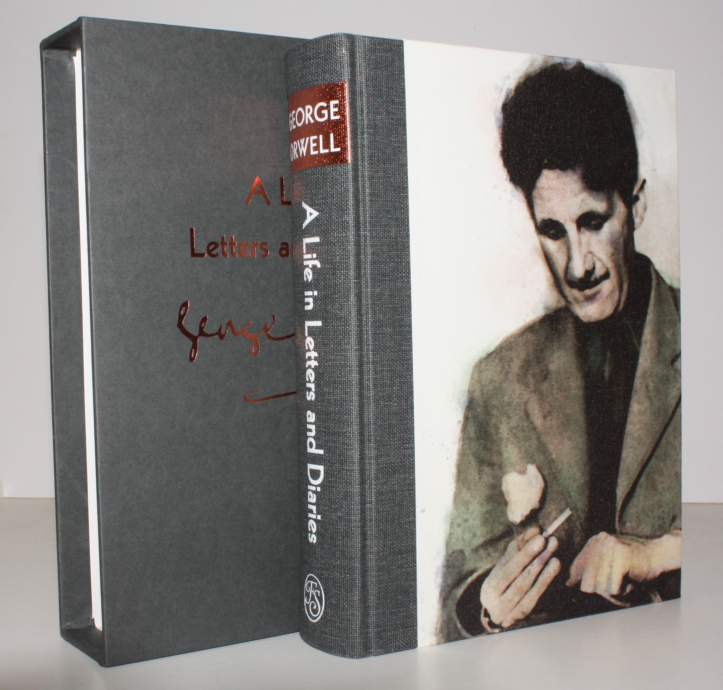 A Life in Letters and Diaries. Selected and introduced by Peter Davison. NEAR FINE COPY IN PUBLISHER'S SLIP-CASE ORWELL George [ ] [Couverture rigide