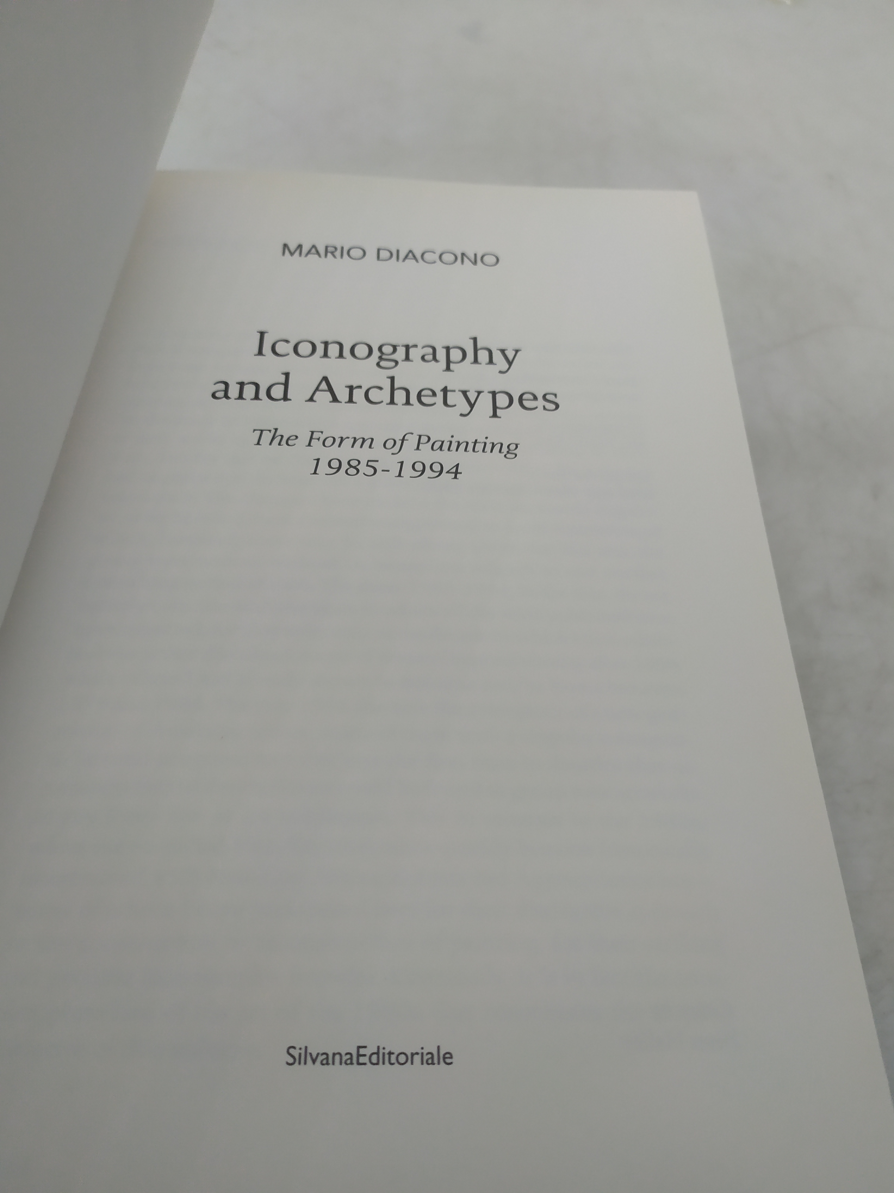 Mario Docono iconography and archetypes the form of painting 1985-1994 mario diacono ...