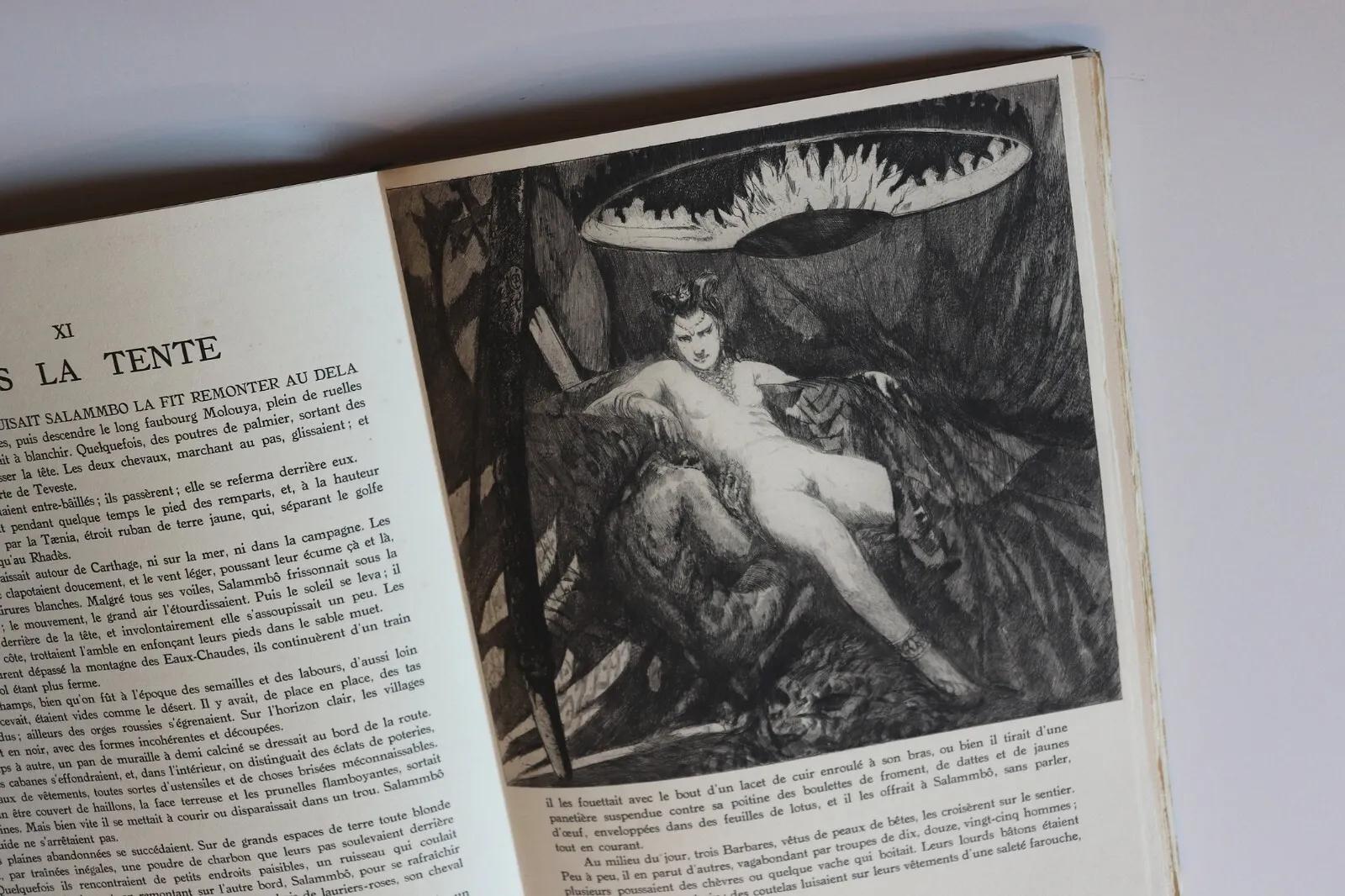 SALAMMBÔ. Eaux-fortes originales de F. Hertenberger. Gustave FLAUBERT | Fernand HERTENBERGER (illustrateur). [Comme Neuf] [Couverture souple]