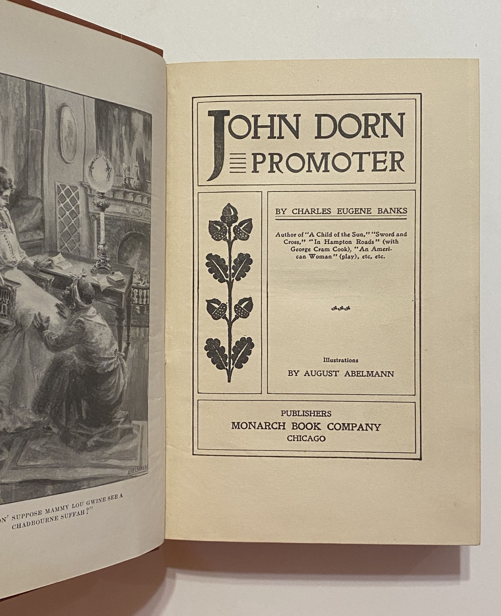 [NATIVE AMERICAN CHIEF AND A RABBI]. John Dorn Promoter by BANKS ...