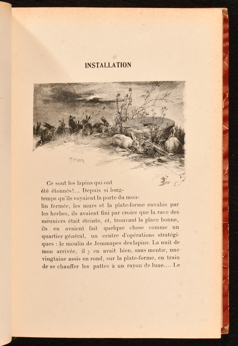 Lettres de Mon Moulin by Alphonse Daudet: Good Leather (1904