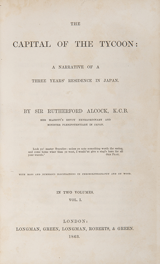John Rutherford Books The Capital of the Tycoon. A narrative of a three years residence in ...