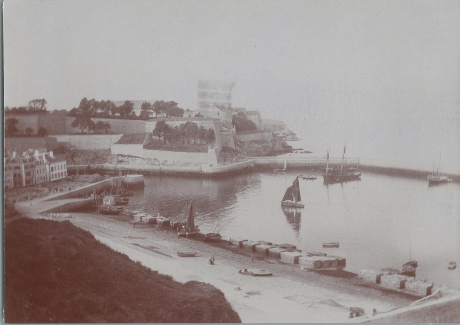 Tirage Vintage Briançon France - Vue Générale Circa 1895 - Format 8,5x11 Cm - Original