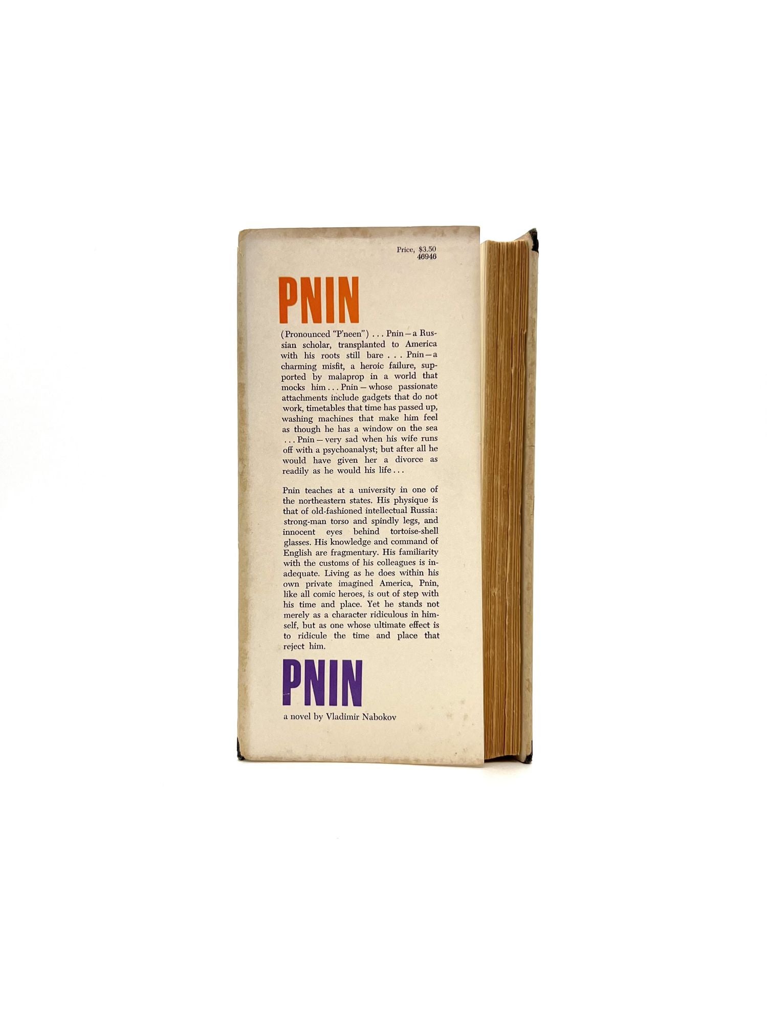 Pnin by Nabokov, Vladimir: Very Good (1957) First Edition