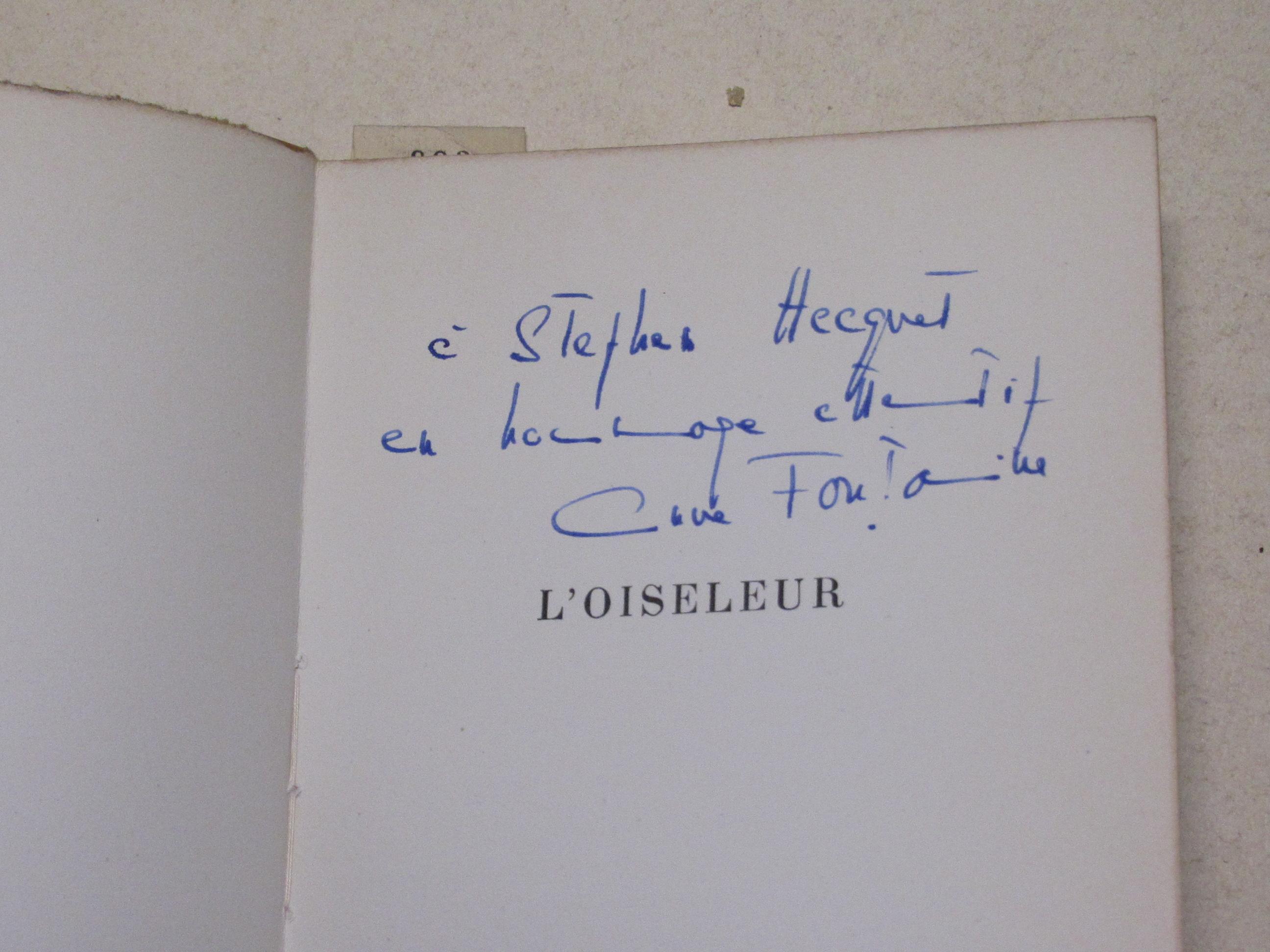 [Signé] L'Oiseleur Fontaine, Anne [Très bon] [Couverture souple]