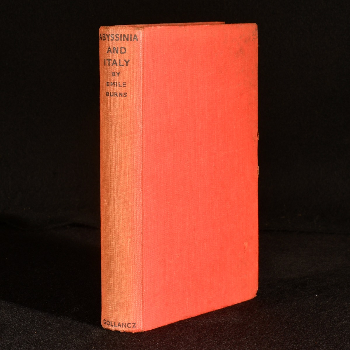 [First Edition] Abyssinia and Italy Emile Burns [Used - Very good] [Hardcover]