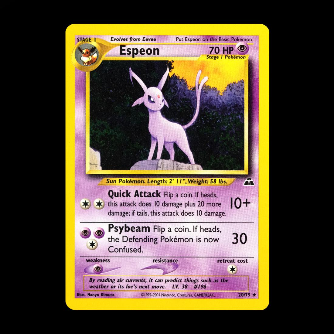 Espeon 20/75 ENG Near Mint: Comic | Historian