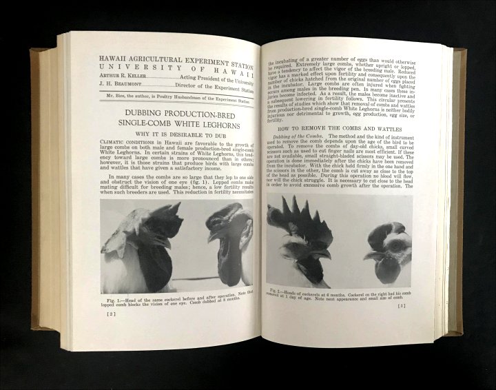 Hawaiian Agricultural Bulletins (1940-1950) Bound Volume Staff Written [Satisfaisant] [Couverture rigide]