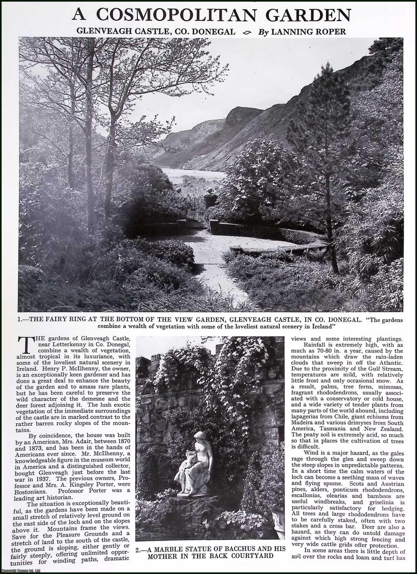 Lanning Roper Glenveagh Castle, Co. Donegal : A Cosmopolitan Garden. By Lanning Roper ...