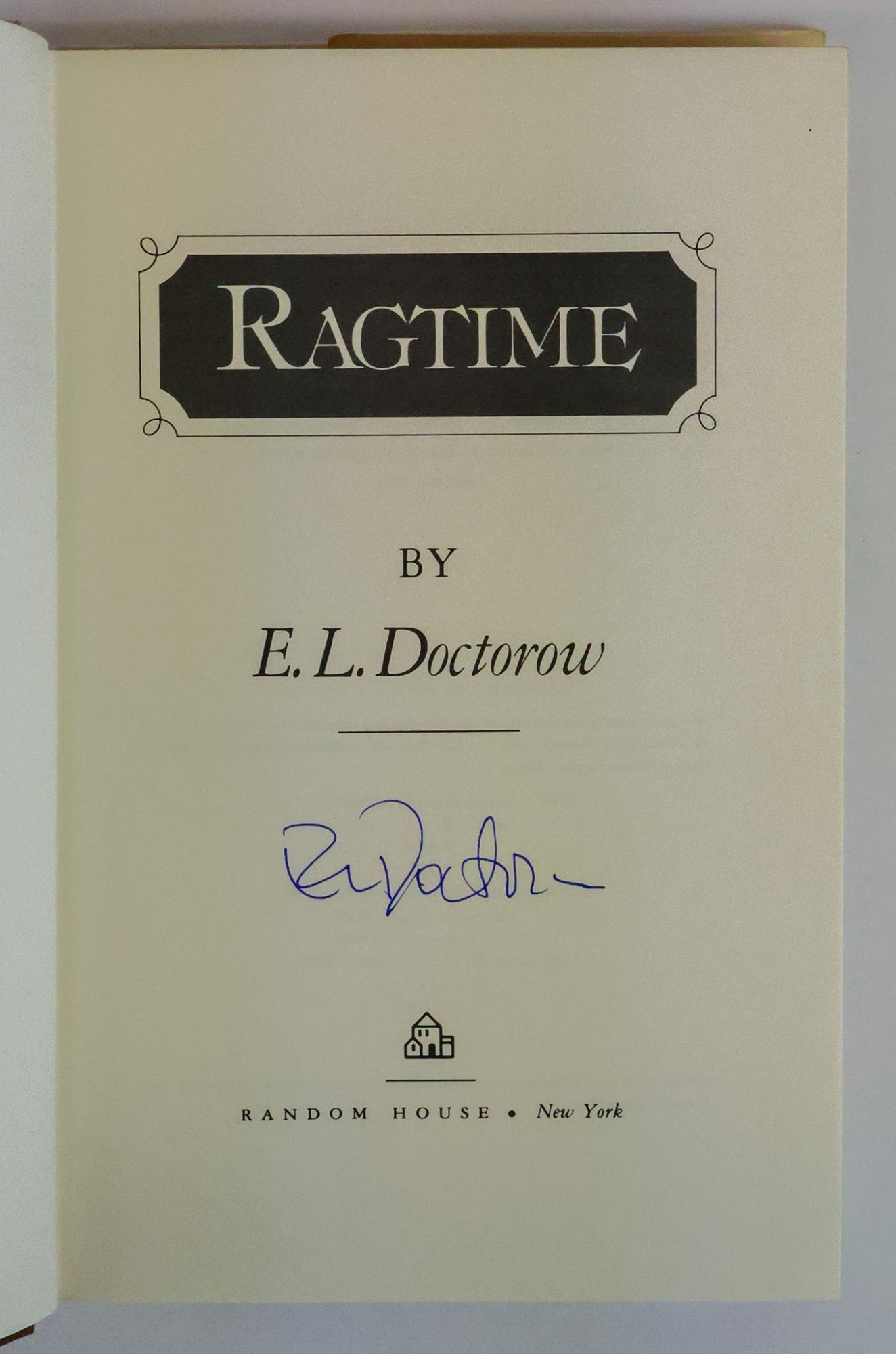 RAGTIME [Signed] by Doctrow, E. L.: Hardcover (1975) First Edition ...