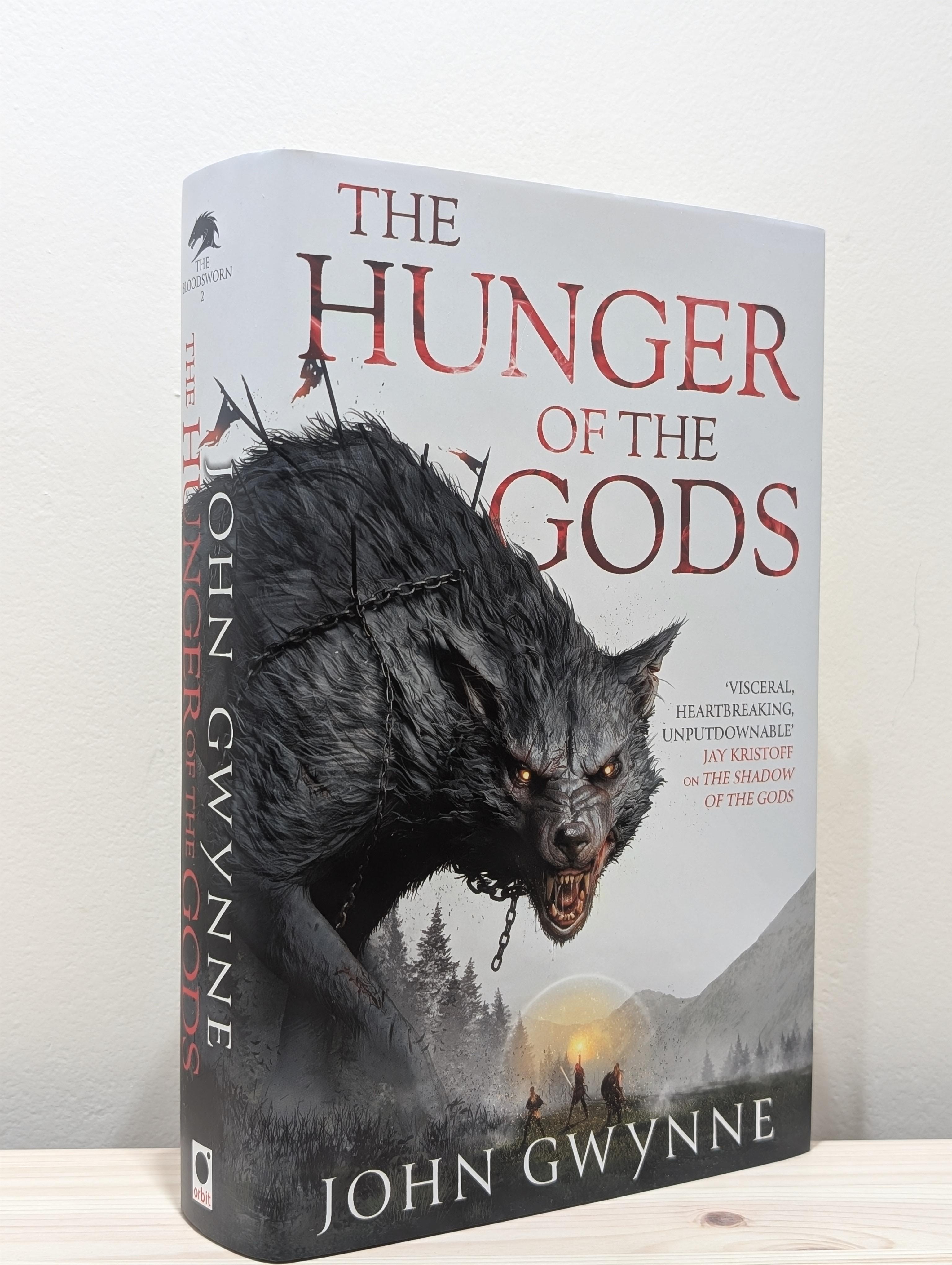 [Signed] [First Edition] The Hunger of the Gods: The Bloodsworn Saga 2 (Signed First Edition) Gwynne, John [Used - As new] [Hardcover]