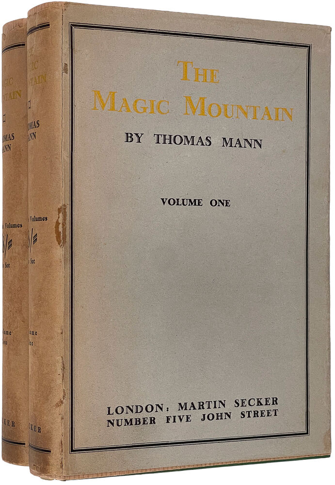 Der Zauberberg [The Magic Mountain]. von MANN, Thomas.: (1924) | Henry Sotheran Ltd