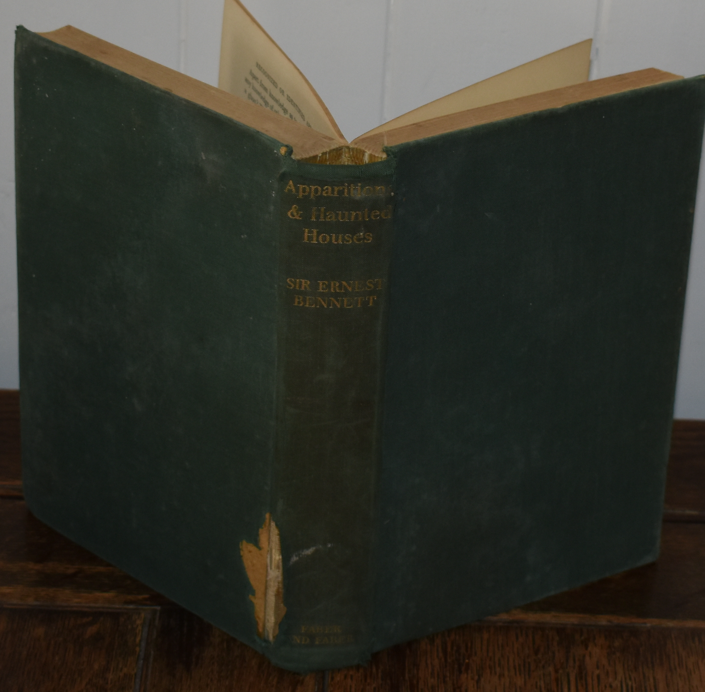APPARITIONS AND HAUNTED HOUSES - A SURVEY OF EVIDENCE by SIR ERNEST ...